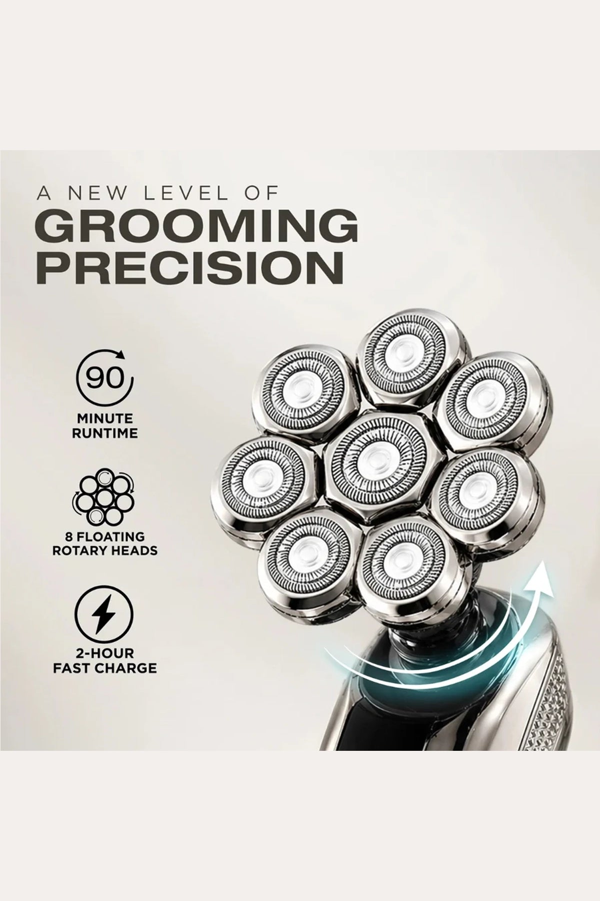 TYCHE TURBO 8 BLADES HEAD SHAVER