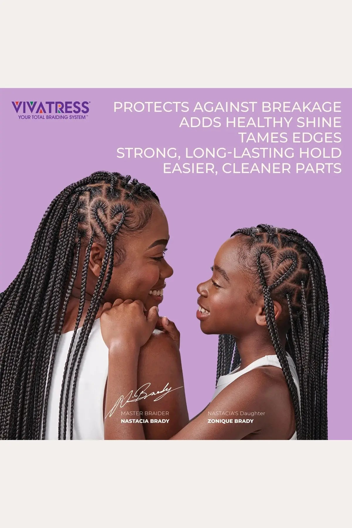VIVATRESS POWER LOCK HOLD BRAIDING GEL - LEVEL 10+ HOLD 5oz VIVATRESS