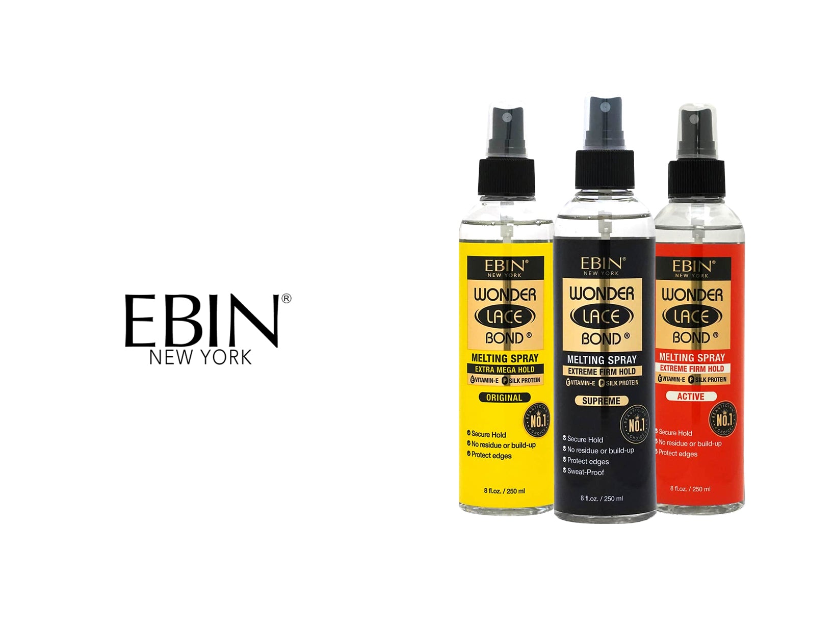 Ebin - Wonder Bond Tinted Lace Melt Spray Medium Brown