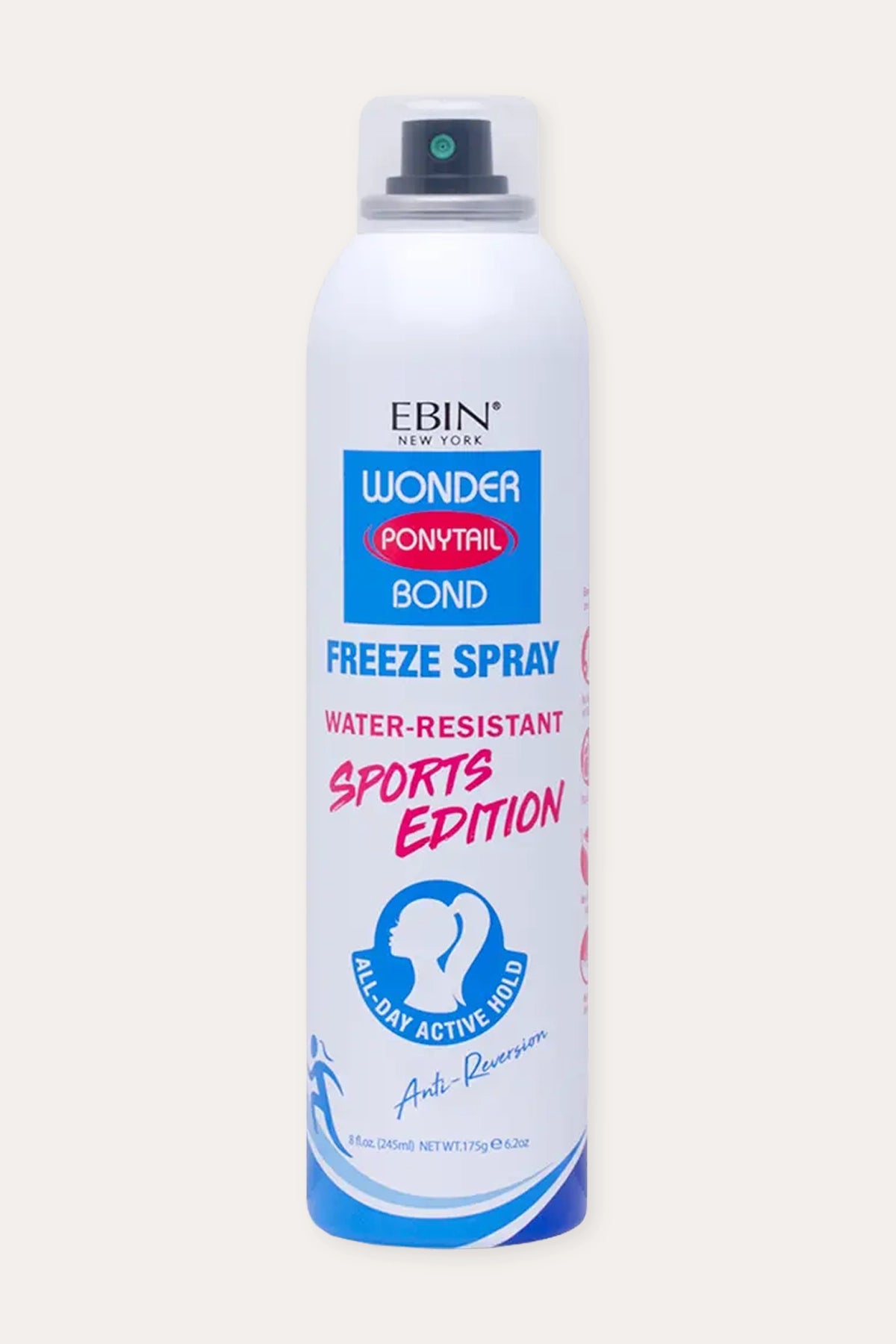 EBIN NEW YORK WONDER PONYTAIL BOND FREEZE SPRAY SPORTS EDITION