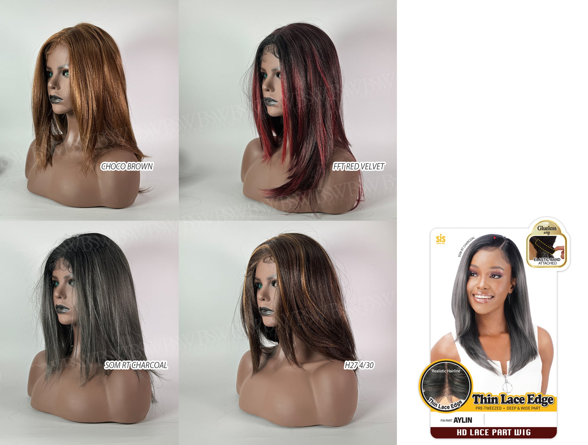 Human lace front wigs with part best sale