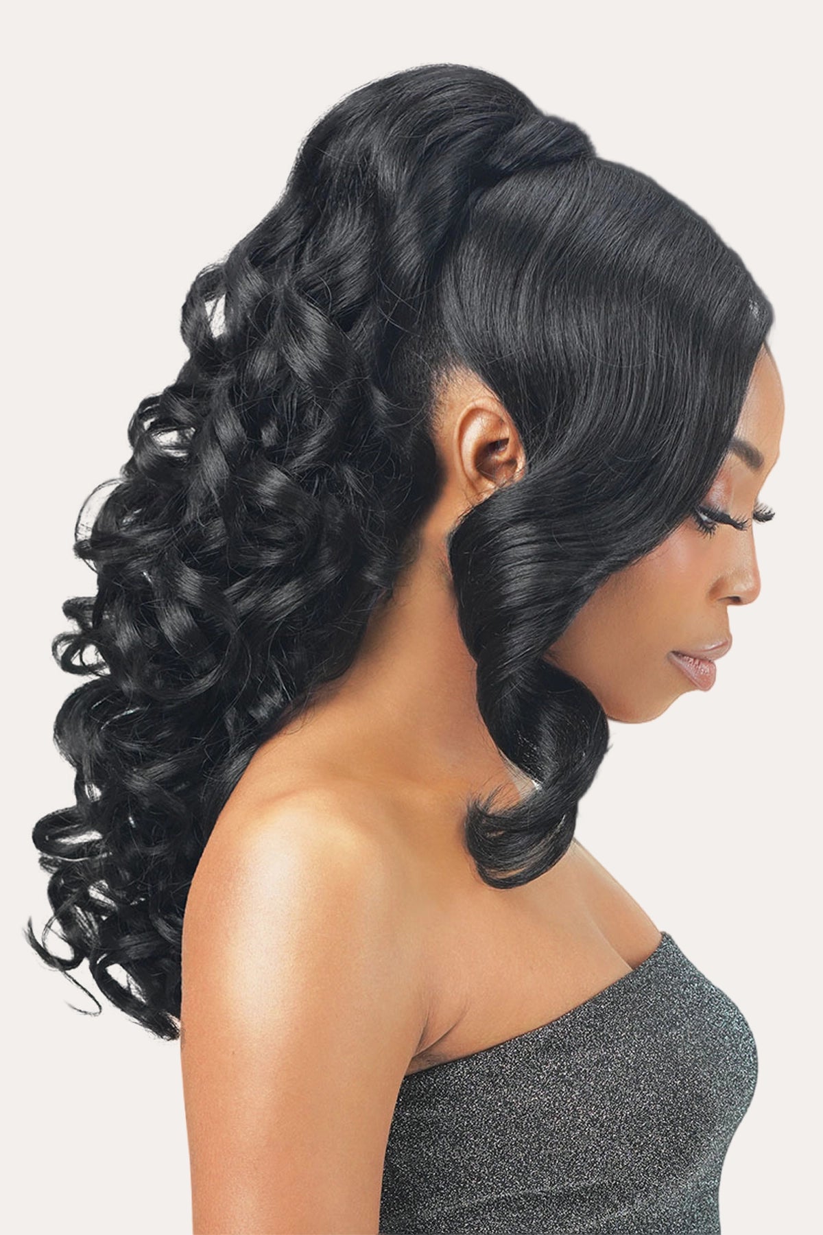 ZURY MISS DRAWSTRING SIDE BANG PONY - ZIZI