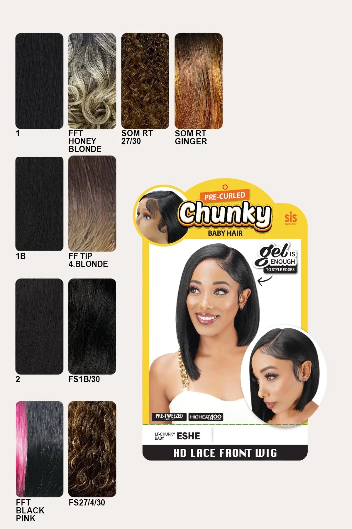 ZURY IMEX LACE FRONT WIG - CHUNKY BABY ESHE ZURY