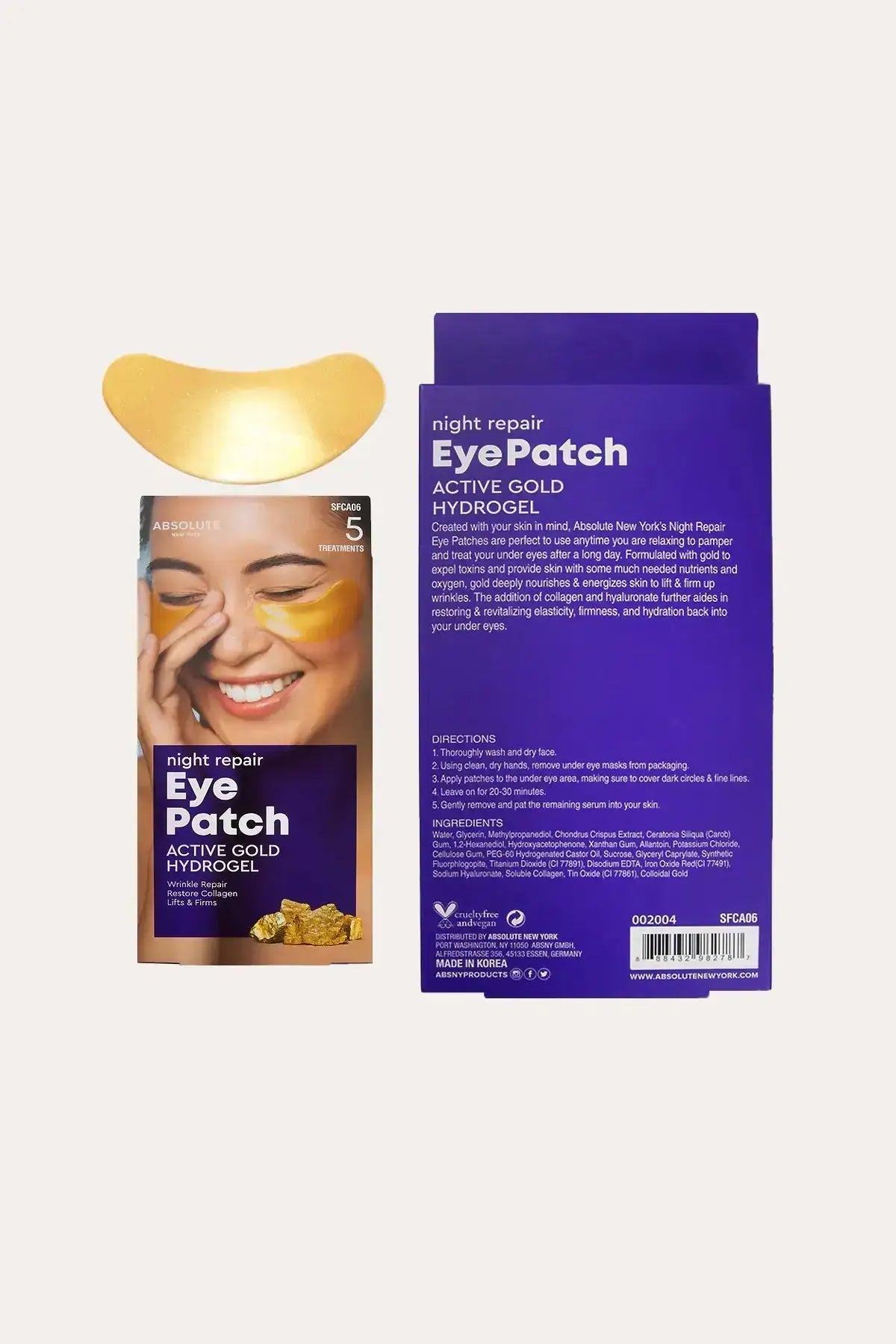 ABSOLUTE NEW YORK PATCHㅣCRUELTY FREE EYEㅣVITAMIC EㅣLUXURY GOLDㅣ ...