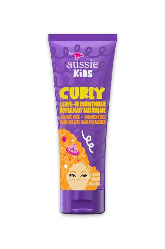 Aussie Kids Curly Best Leave In for Kids Curly Hair - Detangle Kids Curly Hair with Moisturizing Leave In for Dry Hair, Sulfate Free and Paraben Free Formula