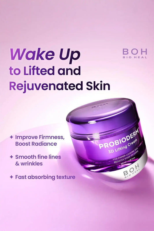 BOH BioHeal Probioderm Cream - Best Korean Anti Aging Cream, Wake Up to Lifted and Rejuvenated Skin, Improve Firmness Boost Radiance, Smooth Fine Lines and Wrinkles, Fast Absorbing Texture, 50mL