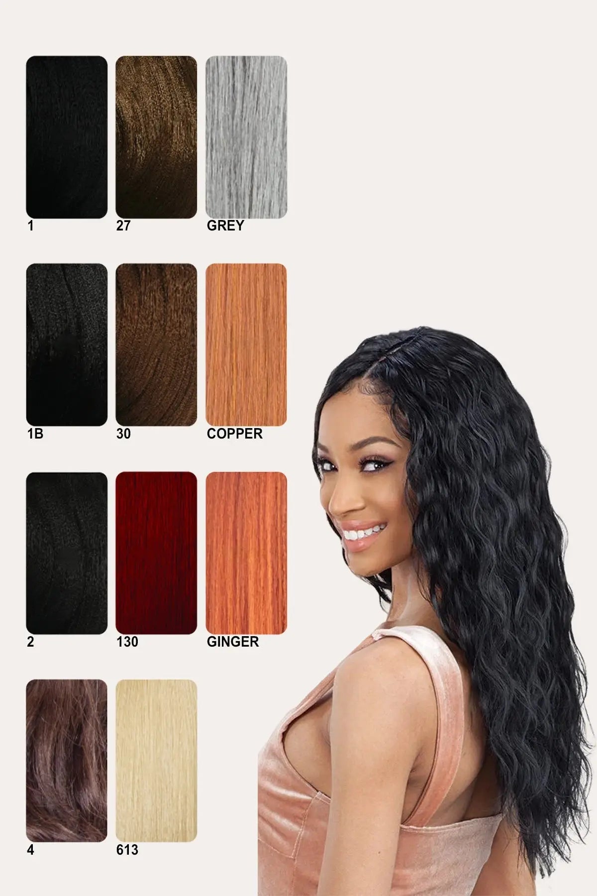 SHAKE N GO ORGANIQUE HAIR WEAVE - BREEZY WAVE 18"