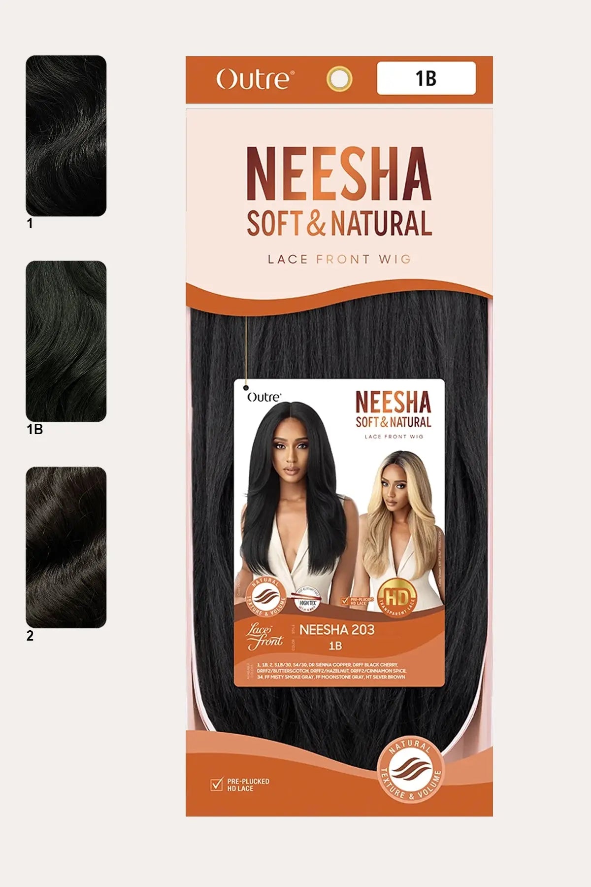 OUTRE SOFT & NATURAL HD LACE FRONT WIG - NEESHA 203 OUTRE