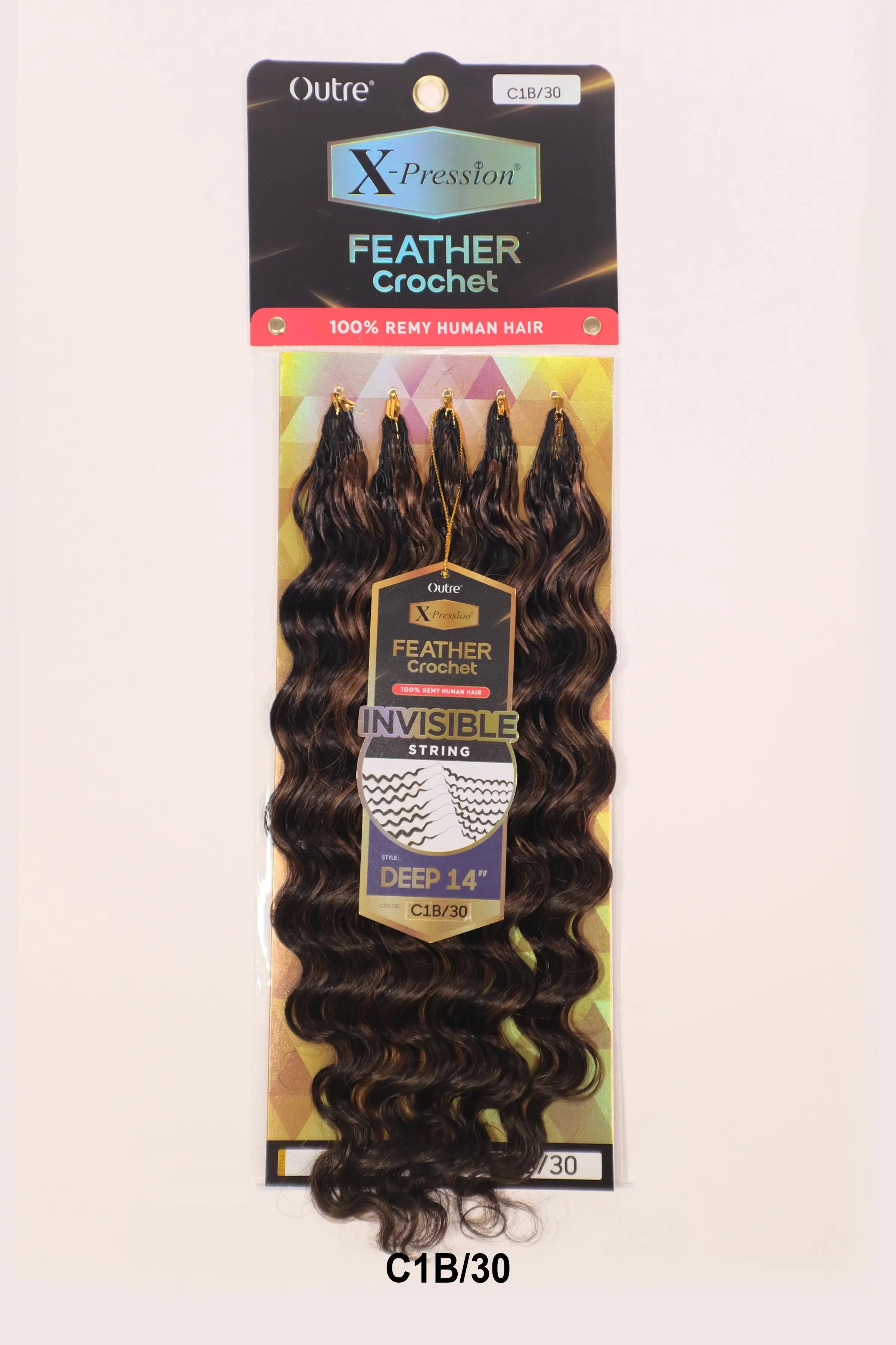 OUTRE X-PRESSION CHEVEUX NATURELS PLUMES CROCHET - DEEP 18