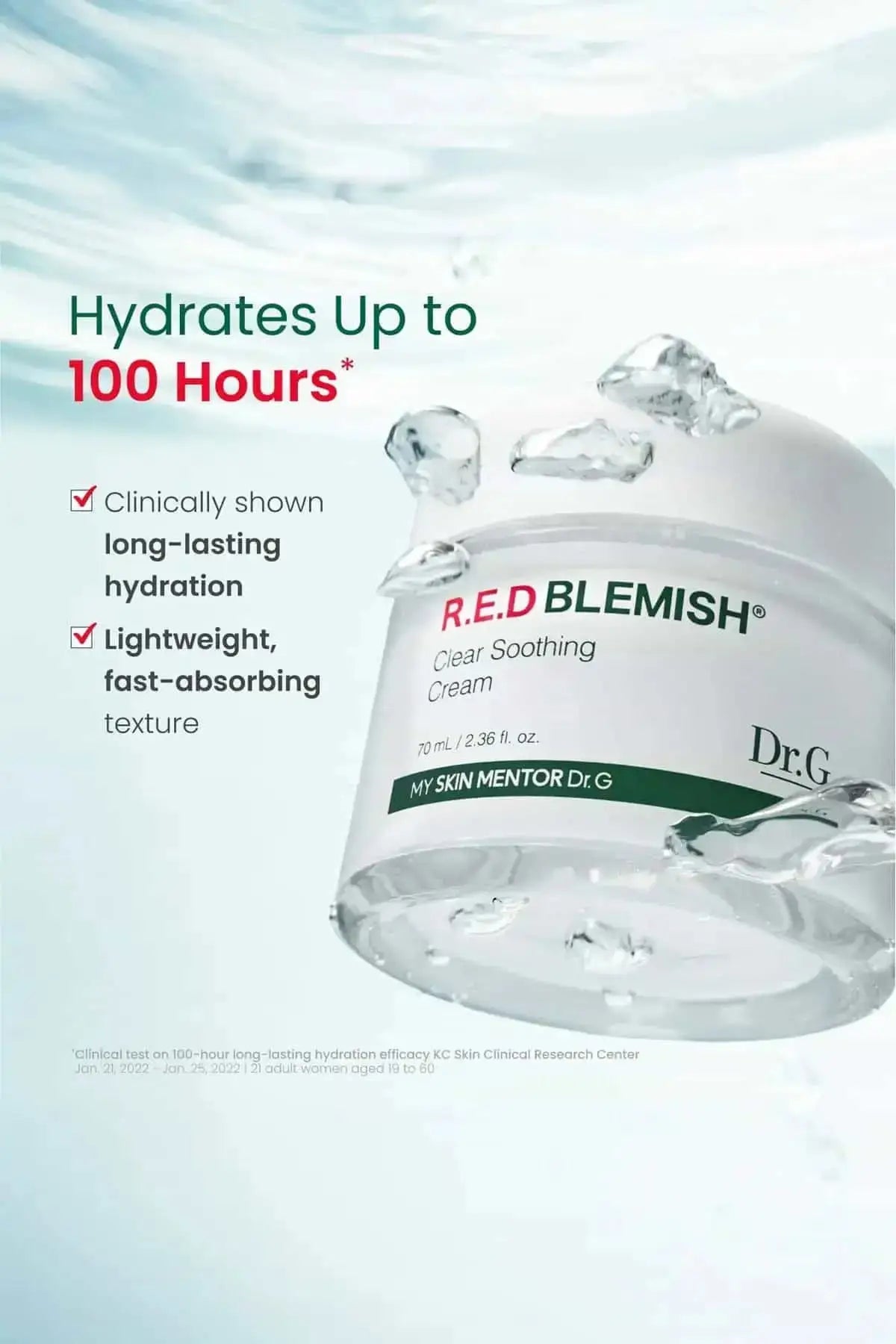 DR.G R.E.D BLEMISH CLEAR SOOTHING CREAM 70ml - NON COMEDOGENIC GEL MOI DR.G R.E.D BLEMISH CLEAR SOOTHING CREAM 70ml - NON COMEDOGENIC GEL MOI