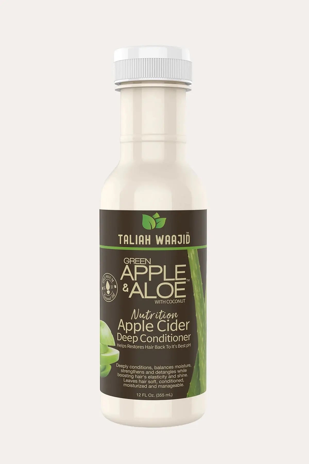 TALIAH WAAJID GREEN APPLE & ALOE NUTRITION APRÈS-SHAMPOOING PROFOND AU VINAIGRE DE CIDRE DE POMME