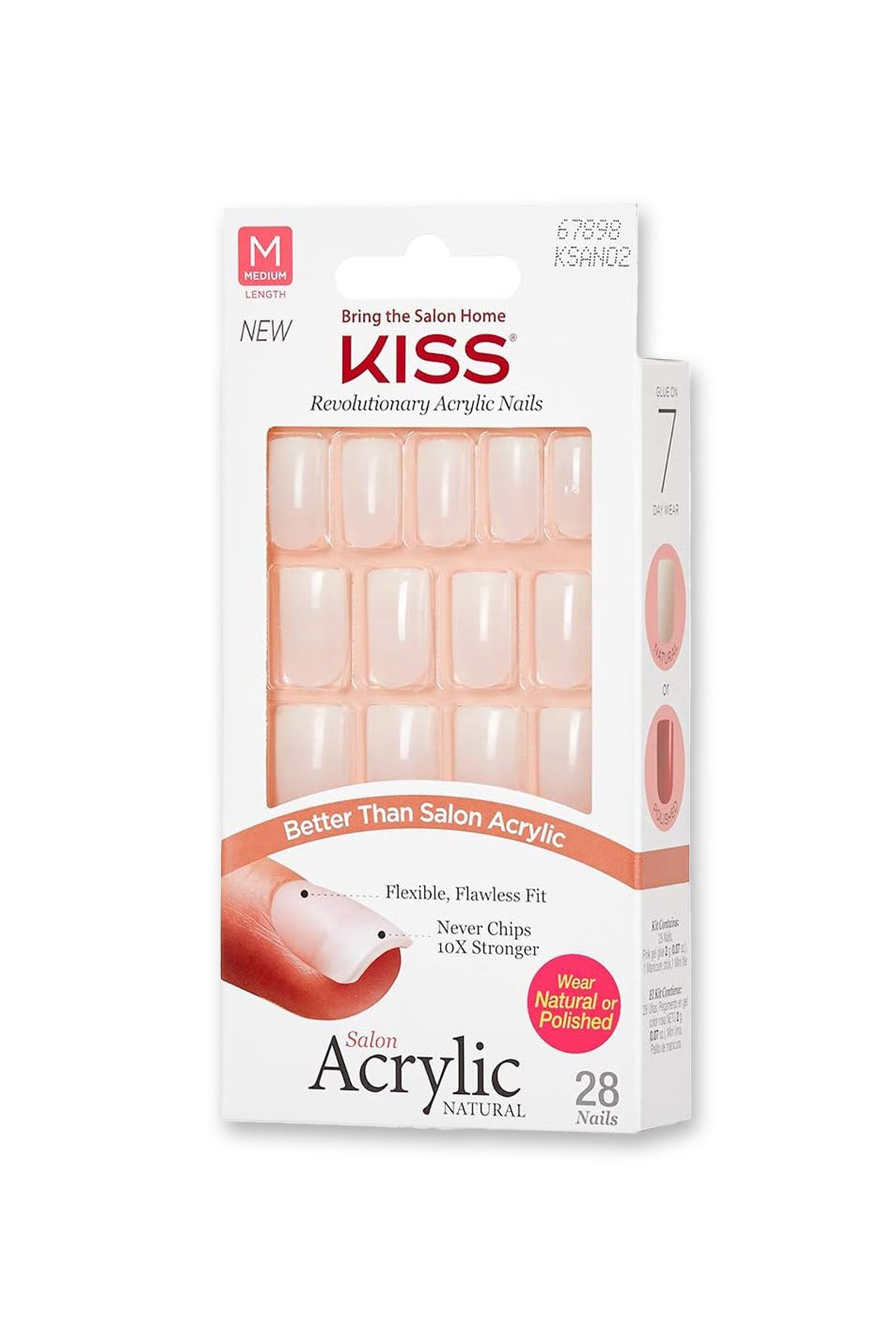 KISS SALON ACRYLIC NATURAL - BSW BEAUTY CANADA