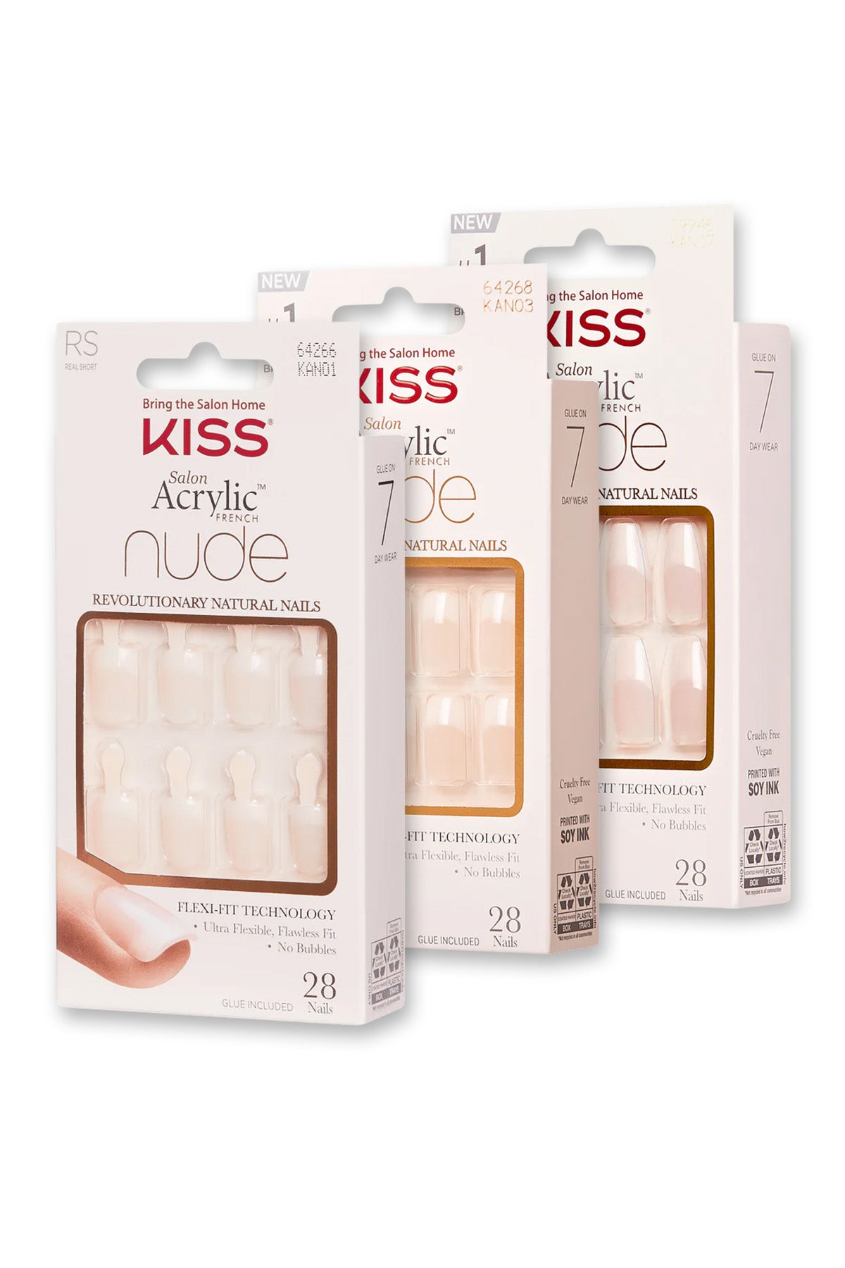 KISS SALON ACRYLIC FRENCH-NUDE - BSW BEAUTY CANADA