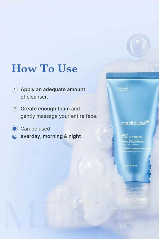 Step-by-step guide on how to create a rich foam for a thorough daily cleanse, suitable for morning and night use.