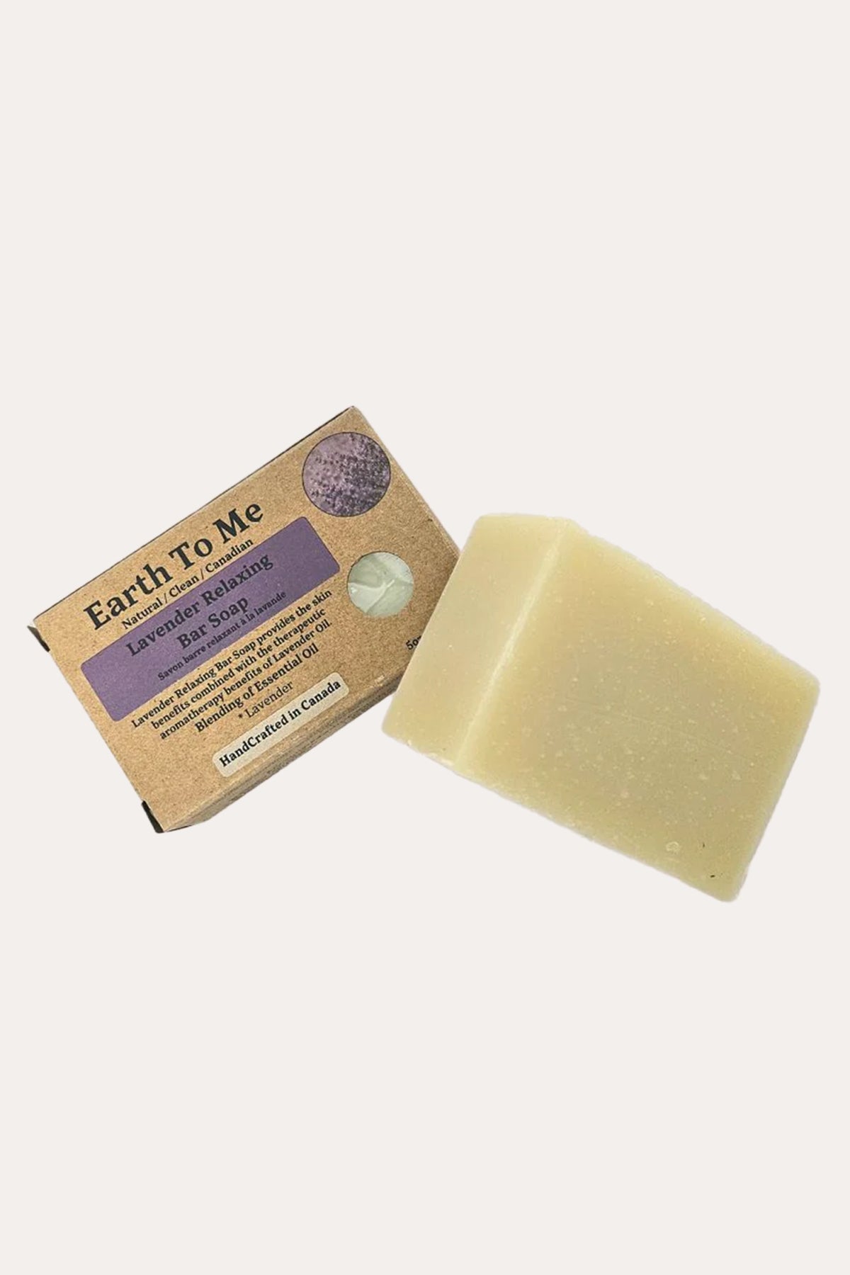 EARTH TO ME NATURAL BAR SOAP 5oz - BSW BEAUTY CANADA