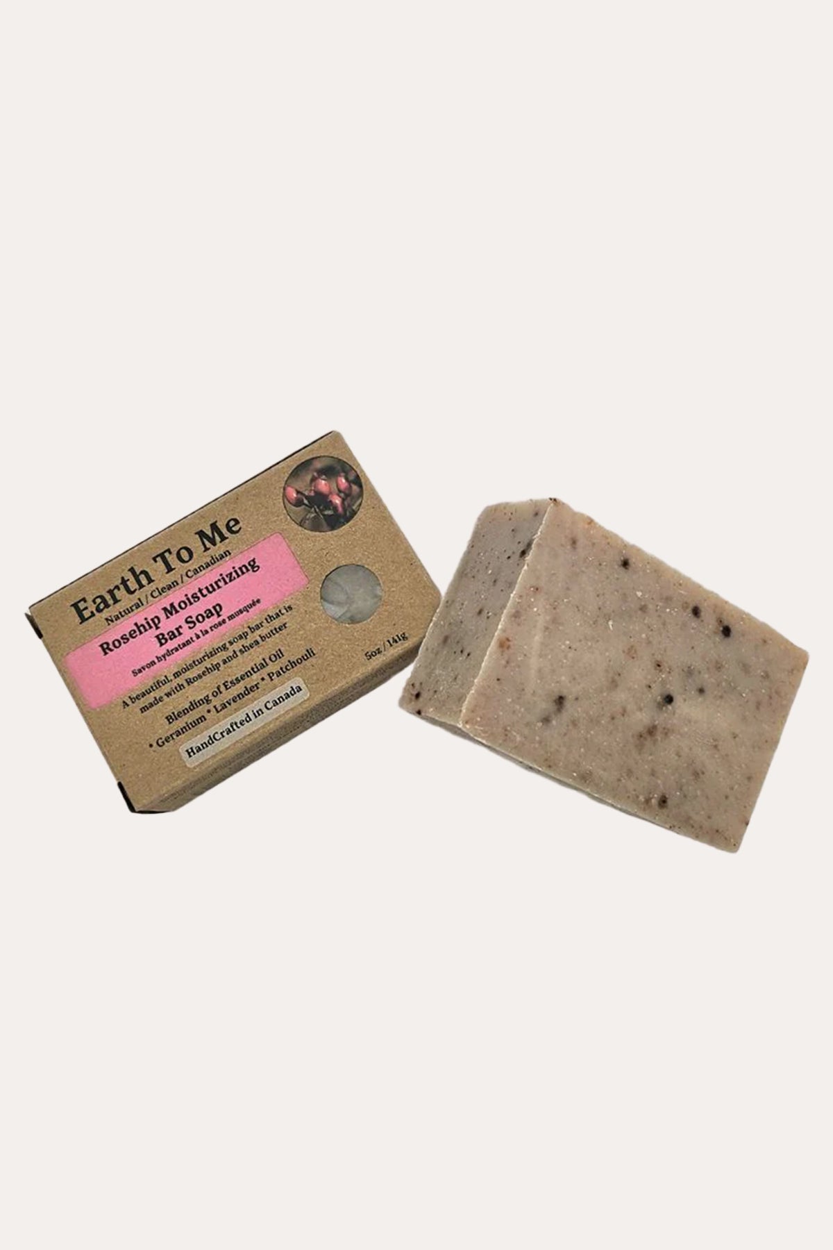 EARTH TO ME NATURAL BAR SOAP 5oz - BSW BEAUTY CANADA