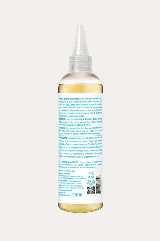 DESIGN ESSENTIAL SCALP CARE ANTI-ITCH & TENSION RELIEF 4oz DESIGN ESSENTIALS