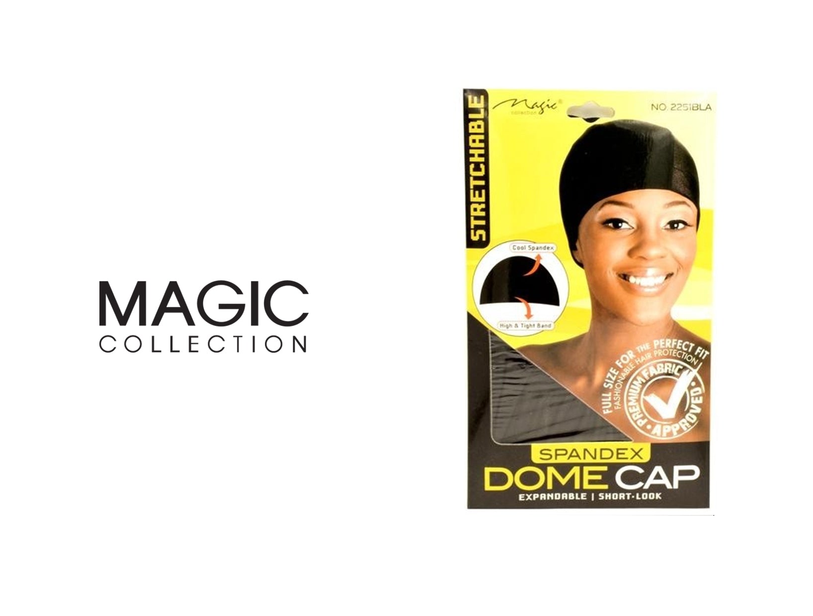 MAGIC COLLECTION WIG CAP #2251BLA - BLACK
