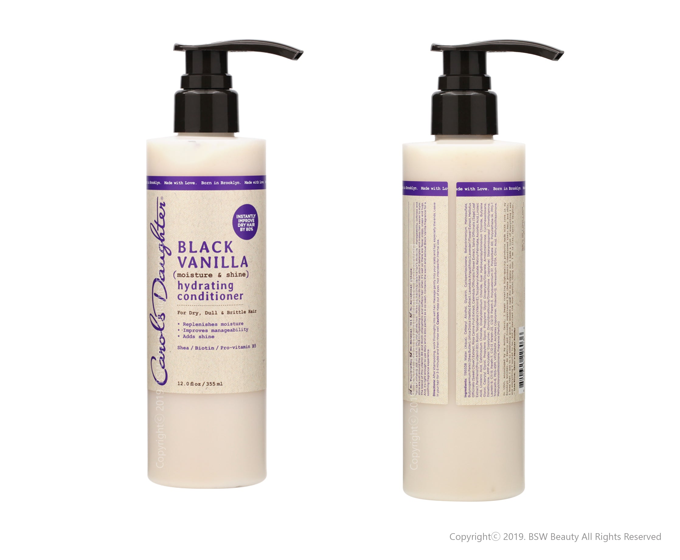 CAROLS DAUGHTER BLACK VANILLA MOISTURE & SHINE HYDRATING CONDITIONER 1