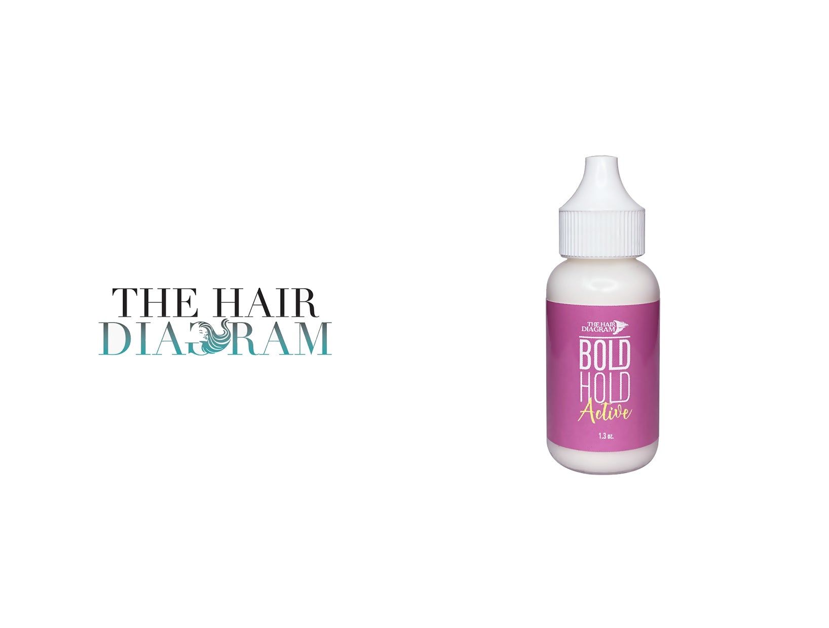 THE HAIR DIAGRAM BOLD HOLD ACTIVE LACE GLUE ADHESIVE 1.3oz