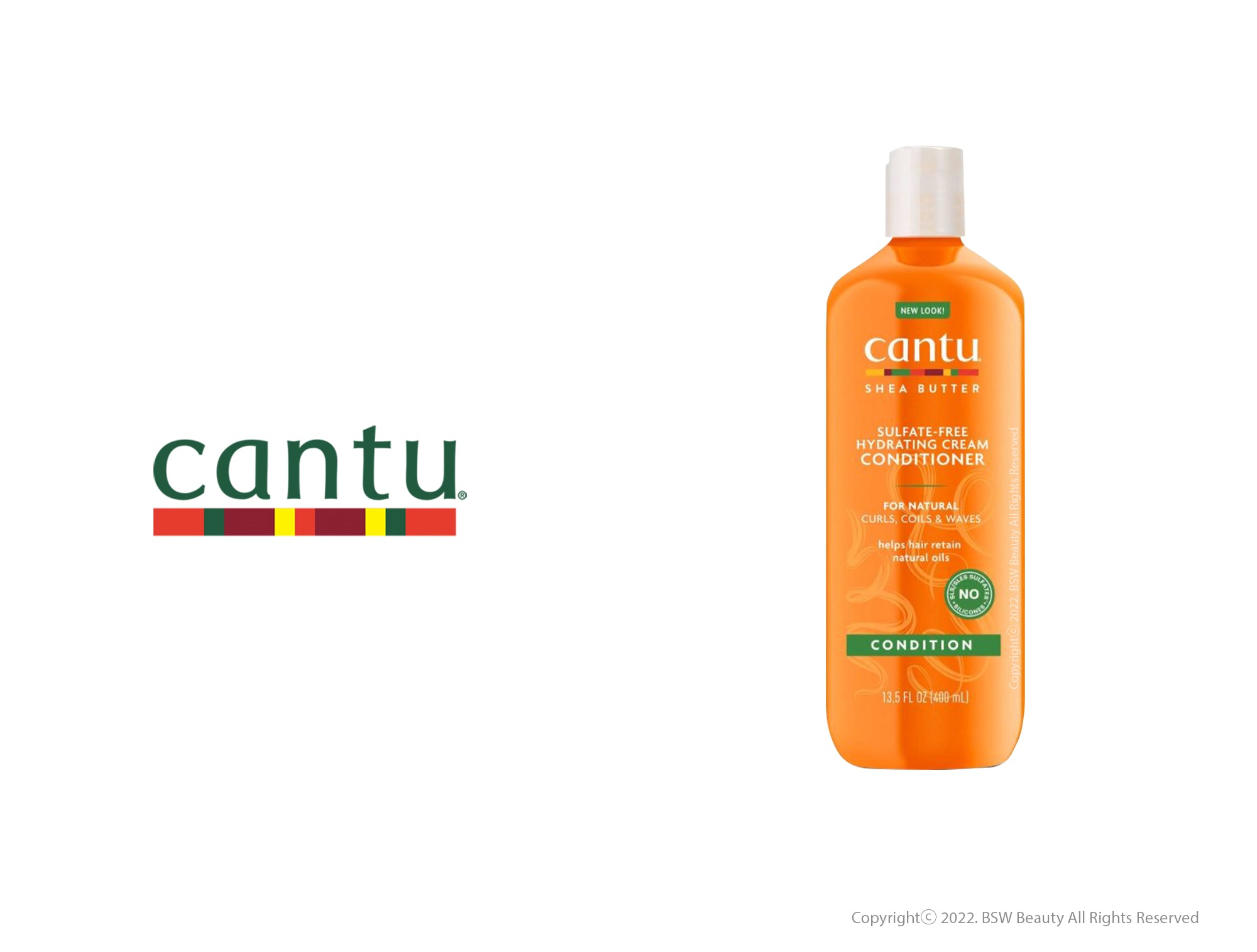 CANTU FOR NATURAL HAIR SULFATE-FREE HYDRATING CREAM CONDITIONER 13.5oz