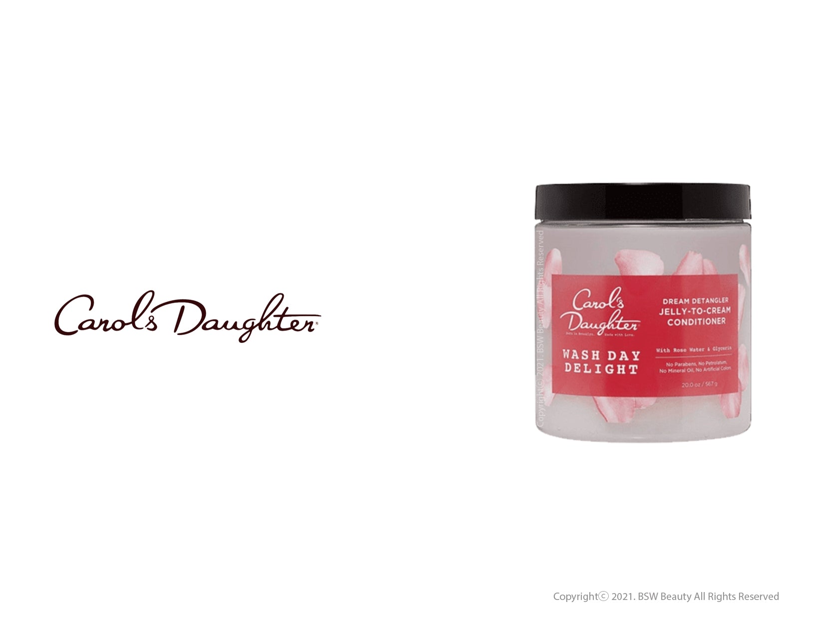 CAROLS DAUGHTER WASH DAY DELIGHT CONDITIONER WITH ROSE WATER 20oz