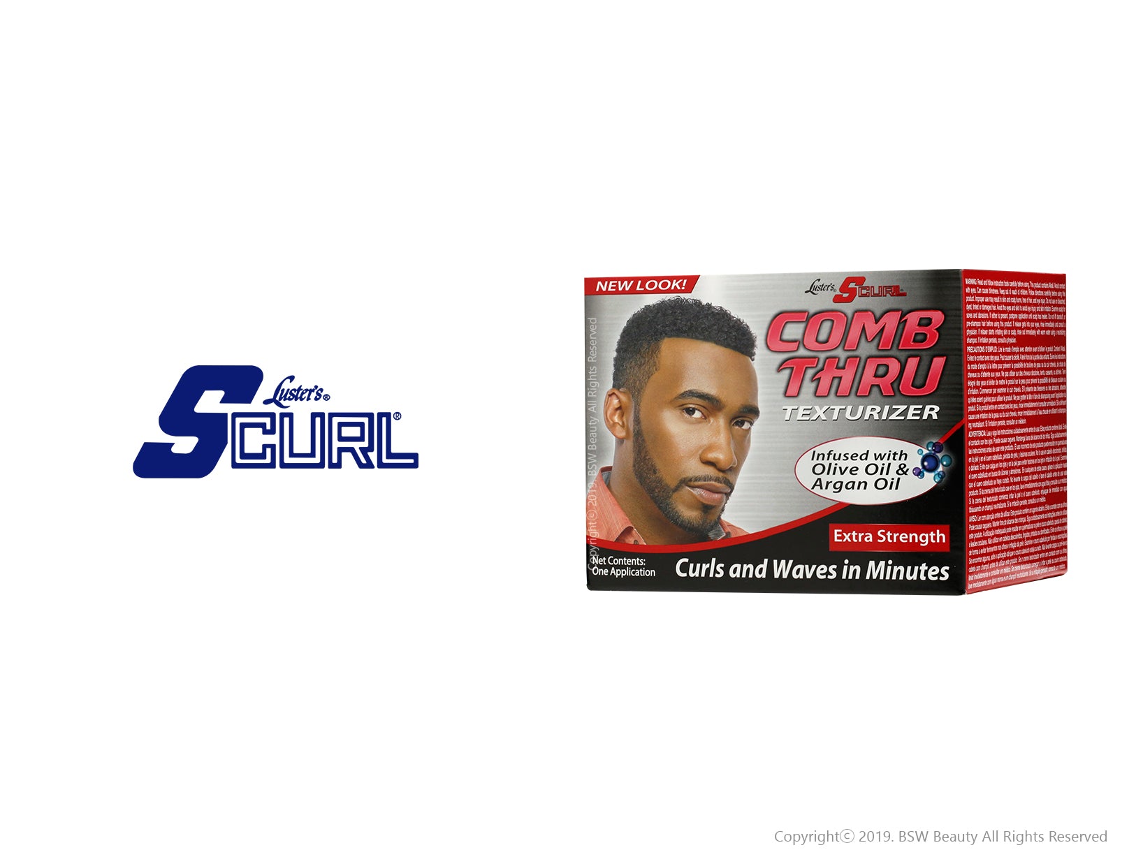 S CURL COMB THRU TEXTURIZER EXTRA STRENGTH