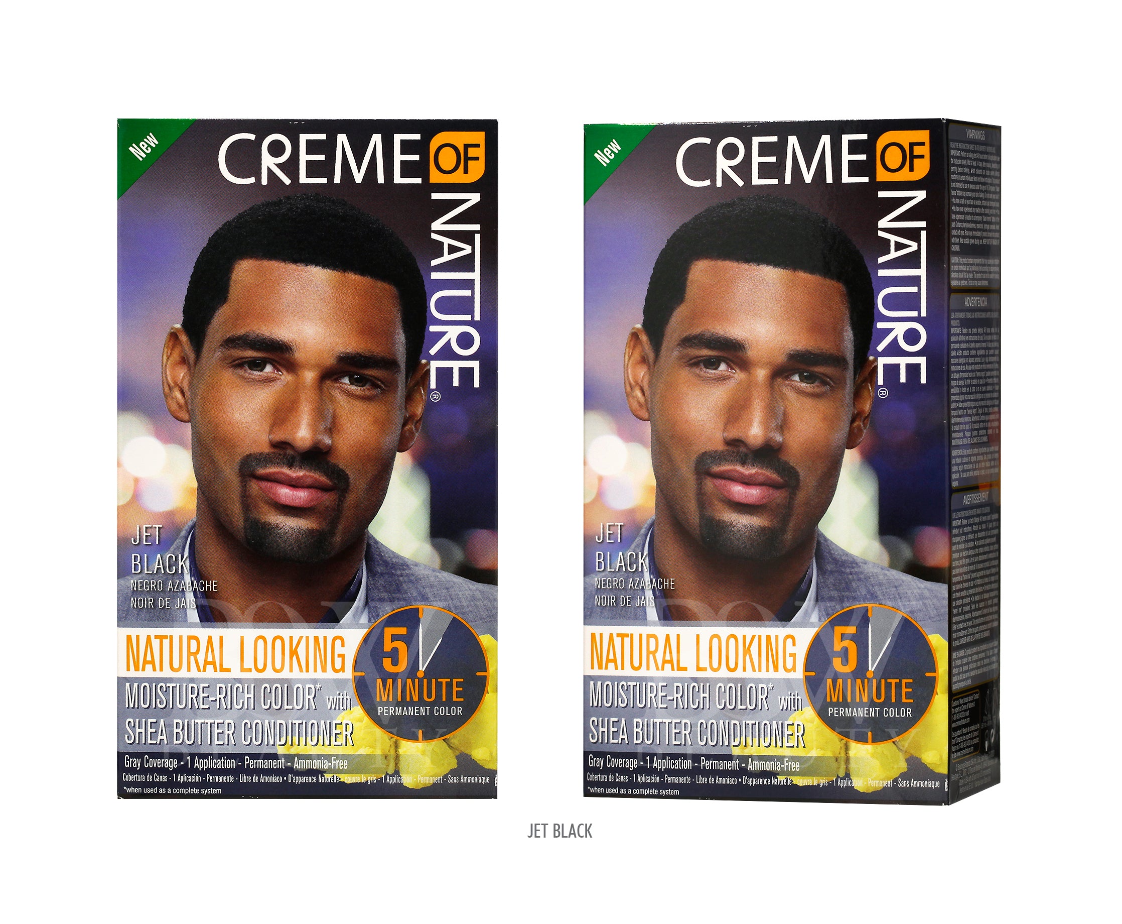 CREME OF NATURE MEN COLOR WITH SHEA BUTTER CONDITIONER - 2 COLOR