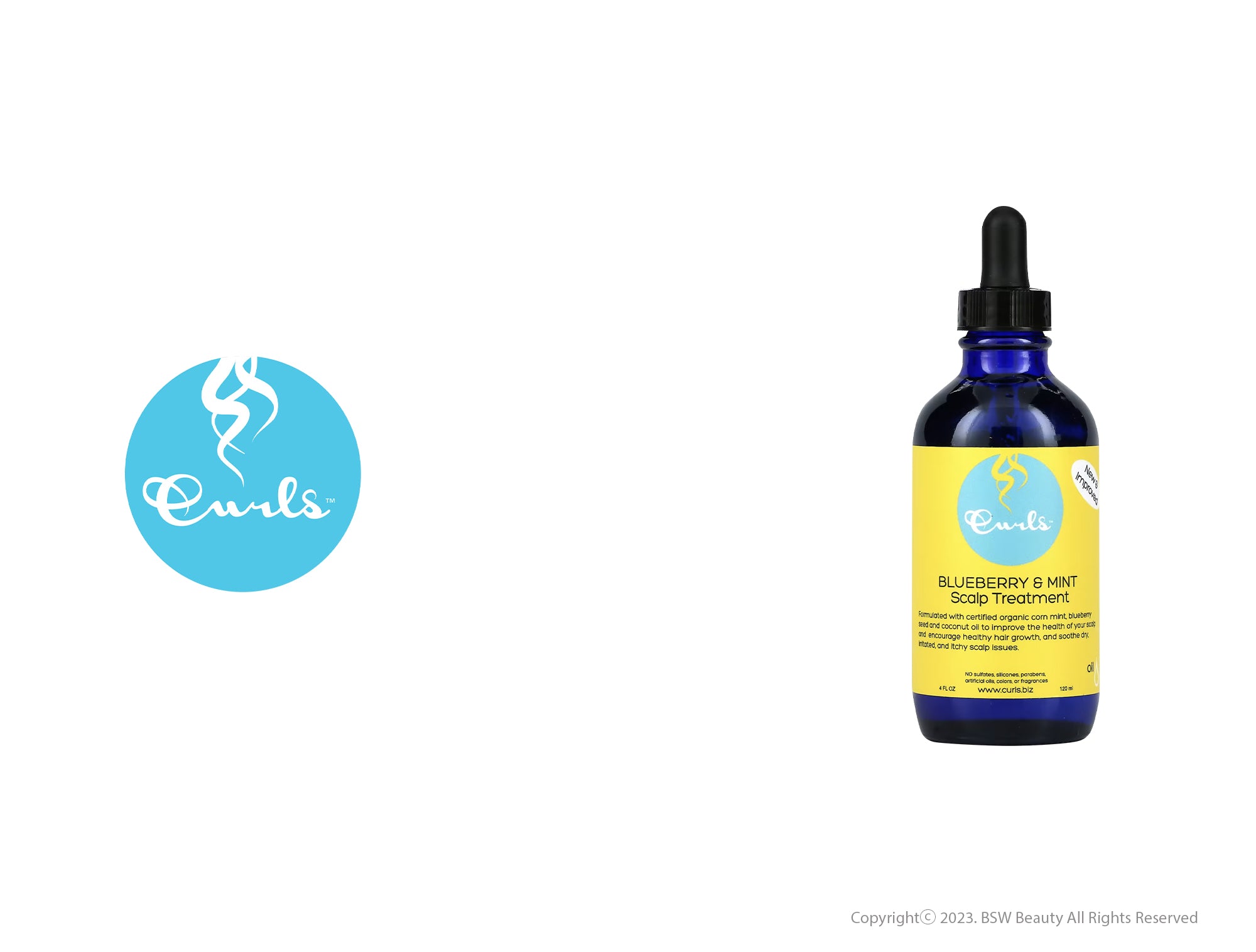 CURLS BLUEBERRY & MINT TEA SCALP TRETMENT 4oz