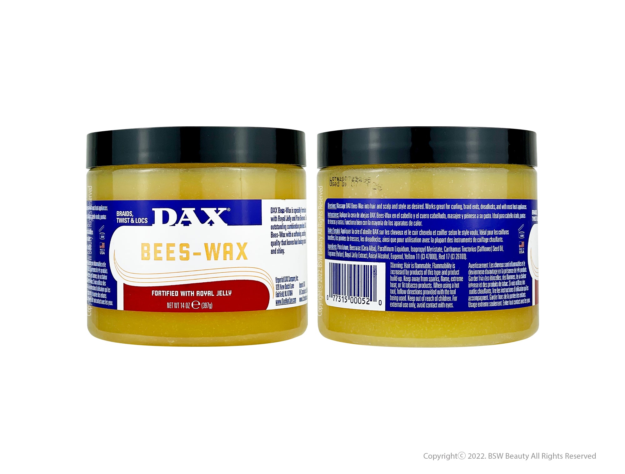 DAX BEES-WAX FORTIFIED WITH ROYAL JELLY 14oz