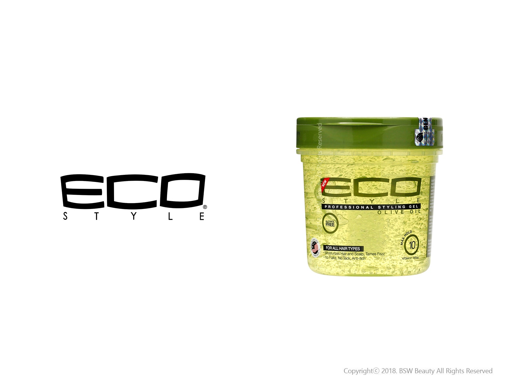 ECO STYLE PROFESSIONAL STYLING GEL - 7 TYPE