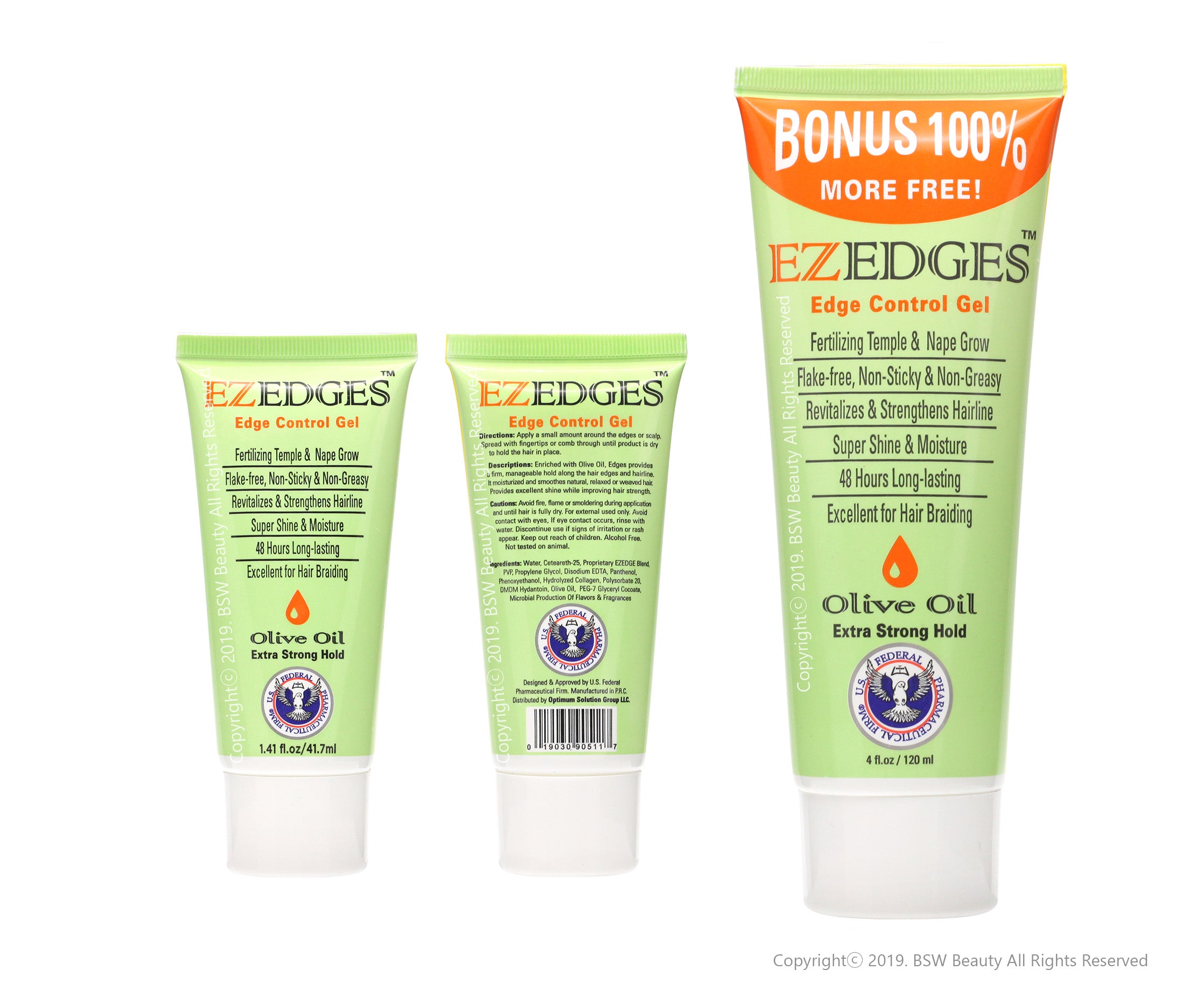 EZ EDGES EZ EDGES OILIVE OIL EXTRA HOLD - BSW BEAUTY CANADA