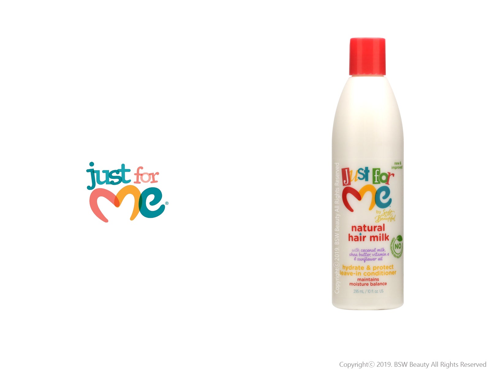 JUST FOR ME NATURAL HAIR MILK HYDRATE & PROTECT LEAVE-IN CONDITIONER 10oz