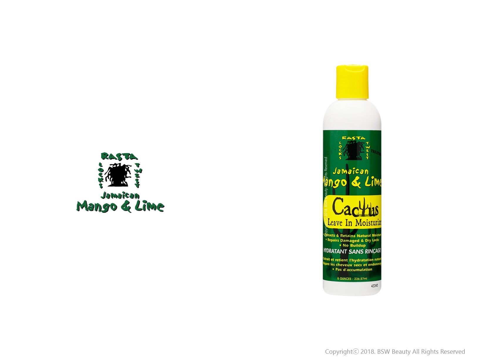 JAMAICAN MANGO & LIME CACTUS LEAVE IN MOISTURIZER 8oz