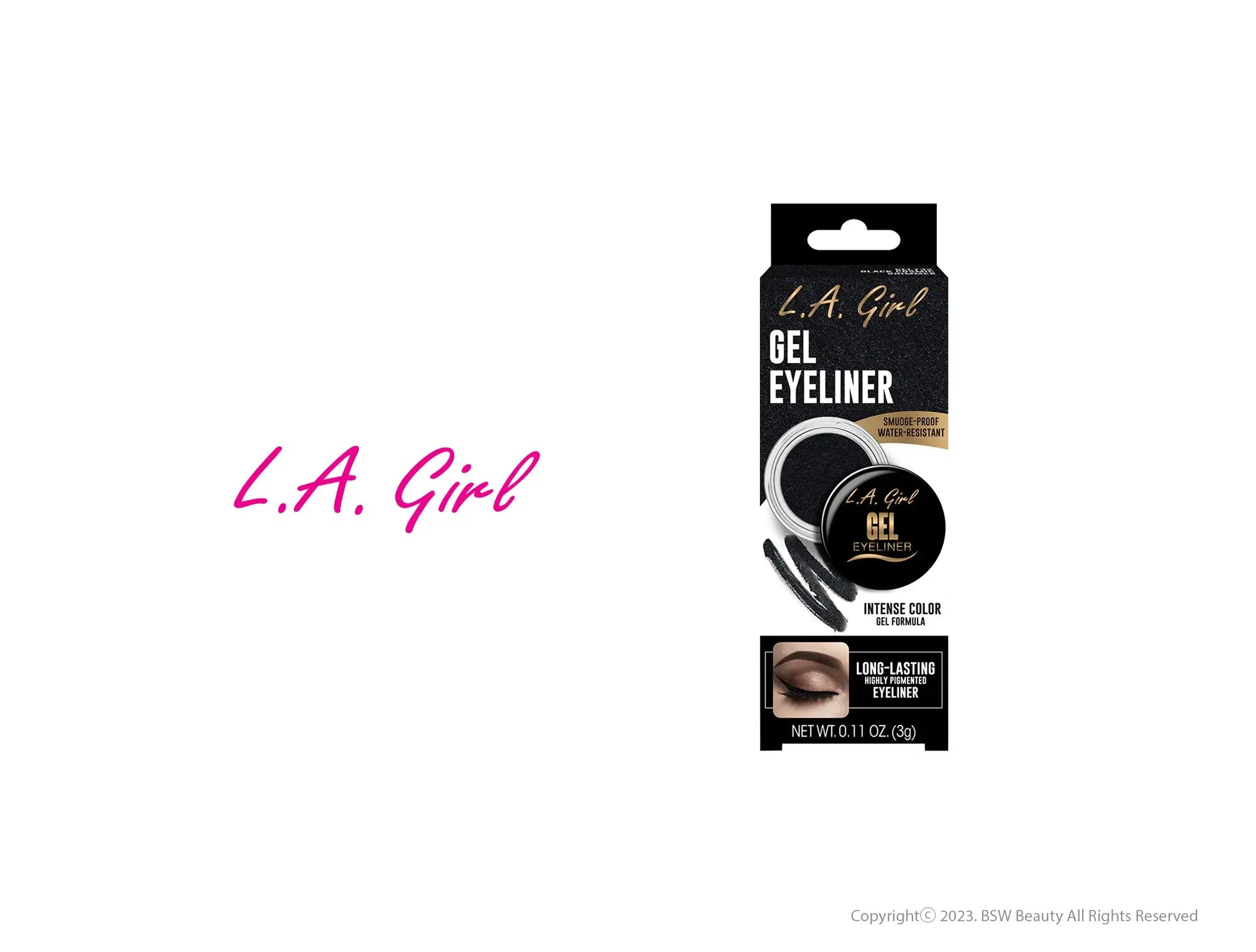 L.A. GIRL GEL EYELINER 3g L.A. GIRL