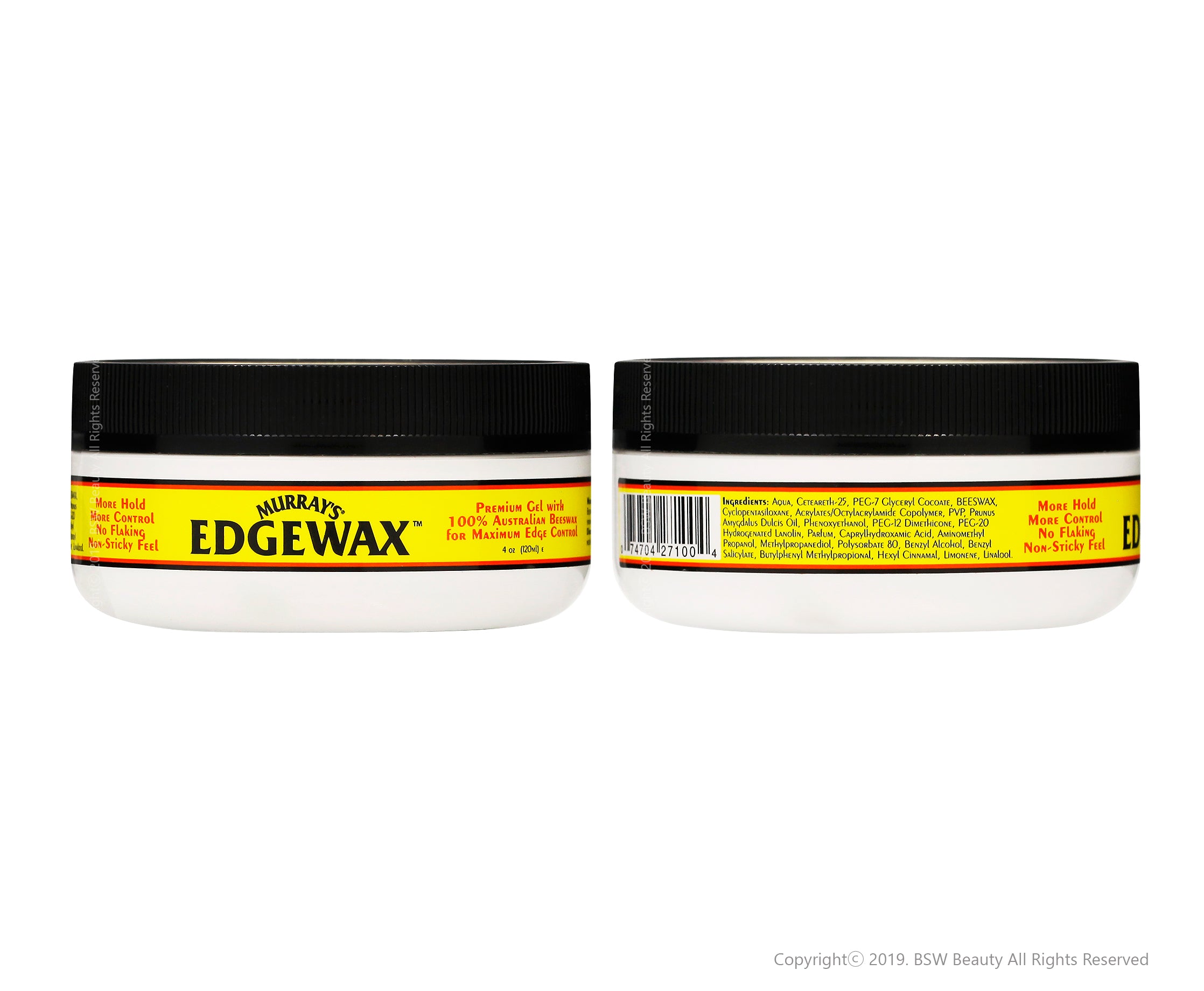 Murray's Edgewax Premium Shine Hair Styling Gel Australian Beeswax