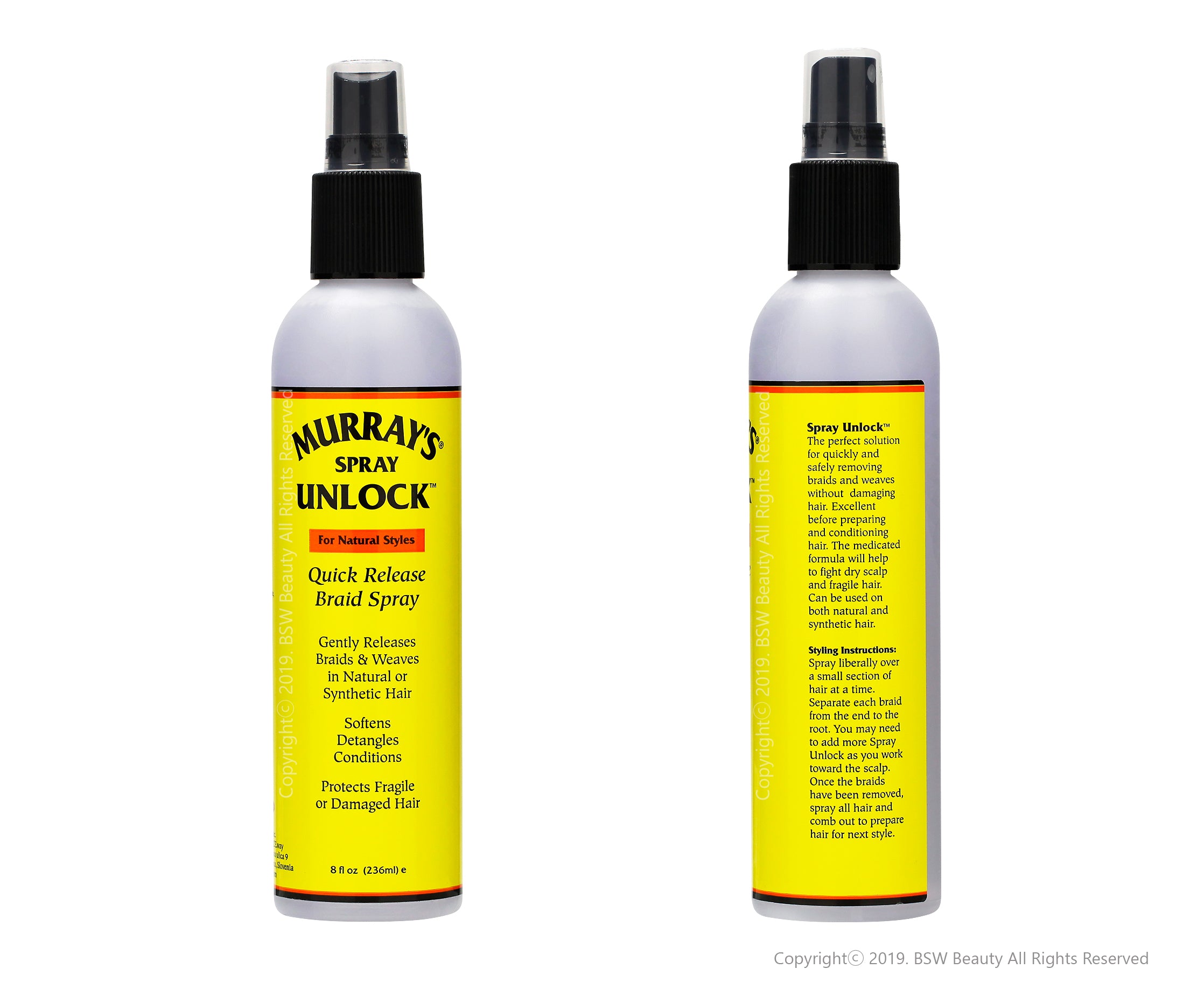 MURRAY'S SPRAY UNLOCK FOR NATURAL STYLES  8oz