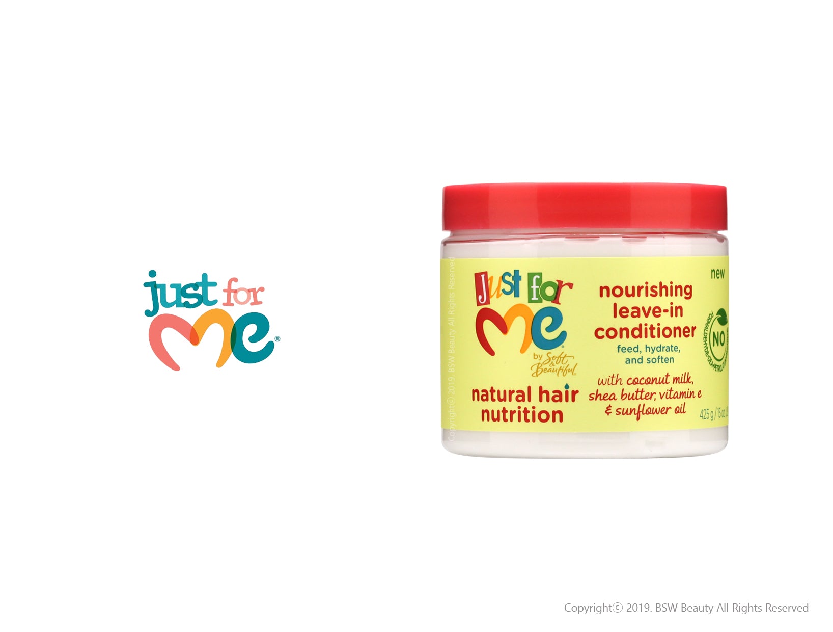 JUST FOR ME NATURAL HAIR NUTRITION NOURISHING LEAVE-IN CONDITIONER 15oz