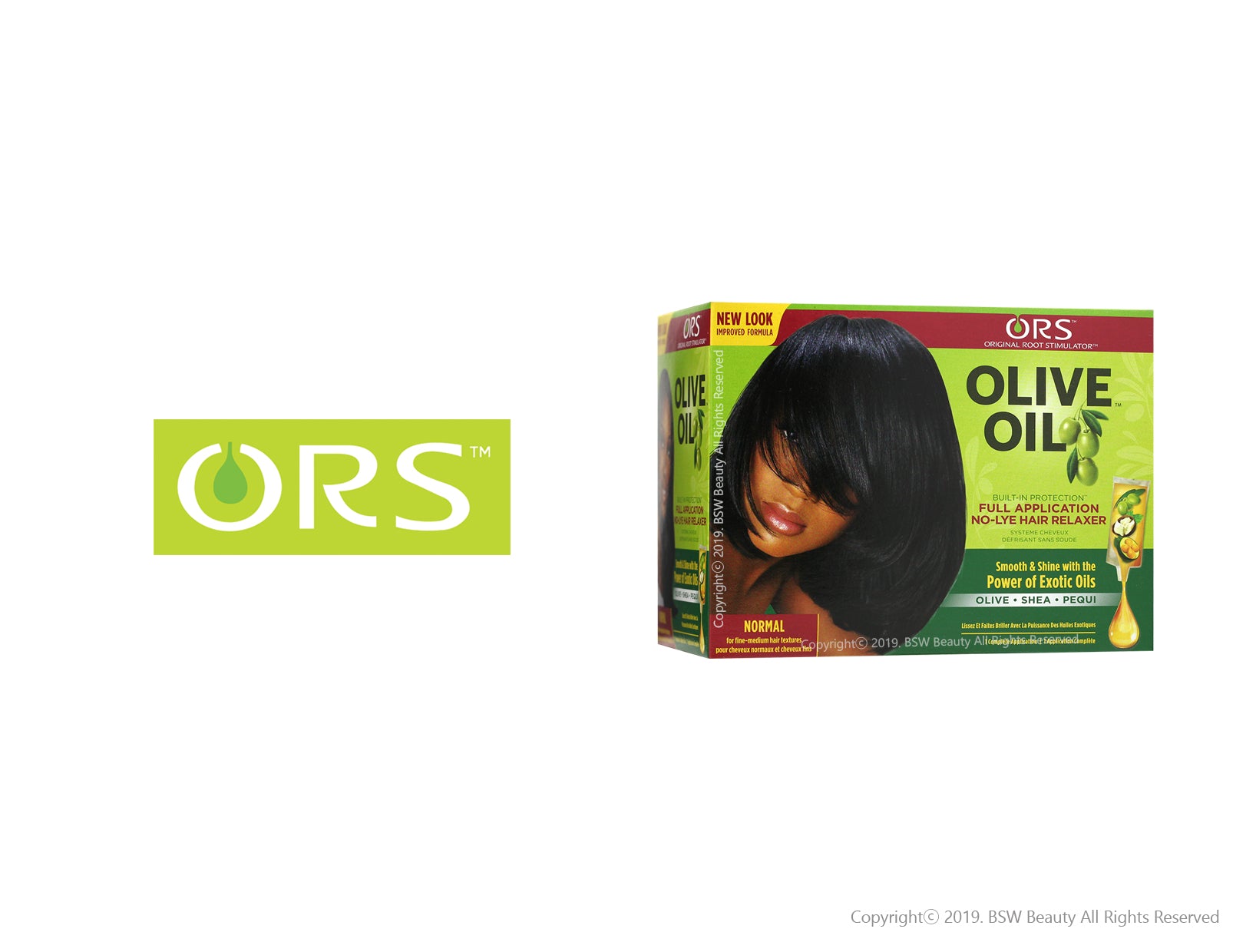 ORS OLIVE OIL BUILT IN PROTECTION FULL APPLICATION NO LYE HAIR RELAXER