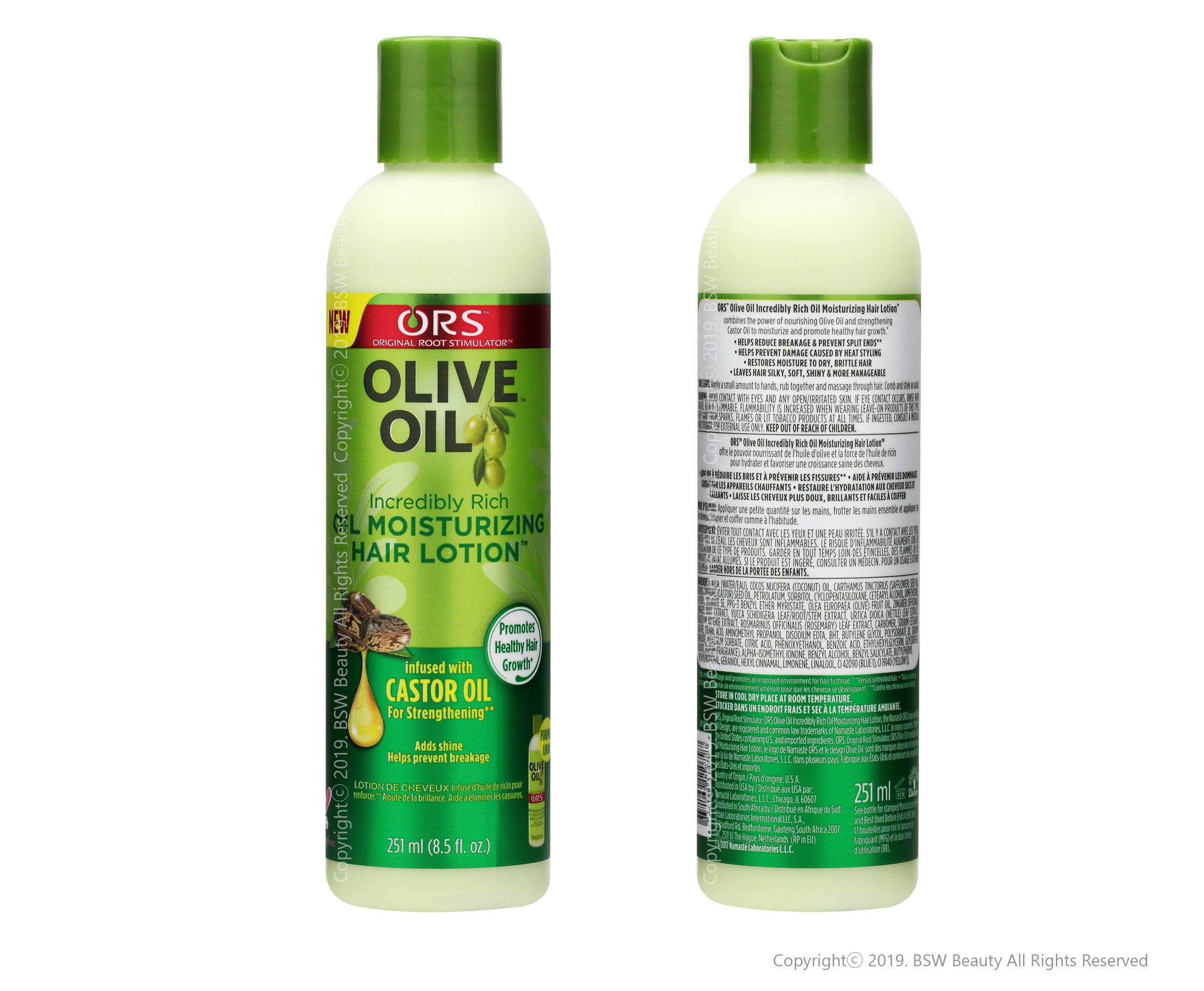 ORS Olive Oil Incredibly Rich Oil Moisturizing Hair Lotion - Lotion à  l'huile de ricin pour cheveux
