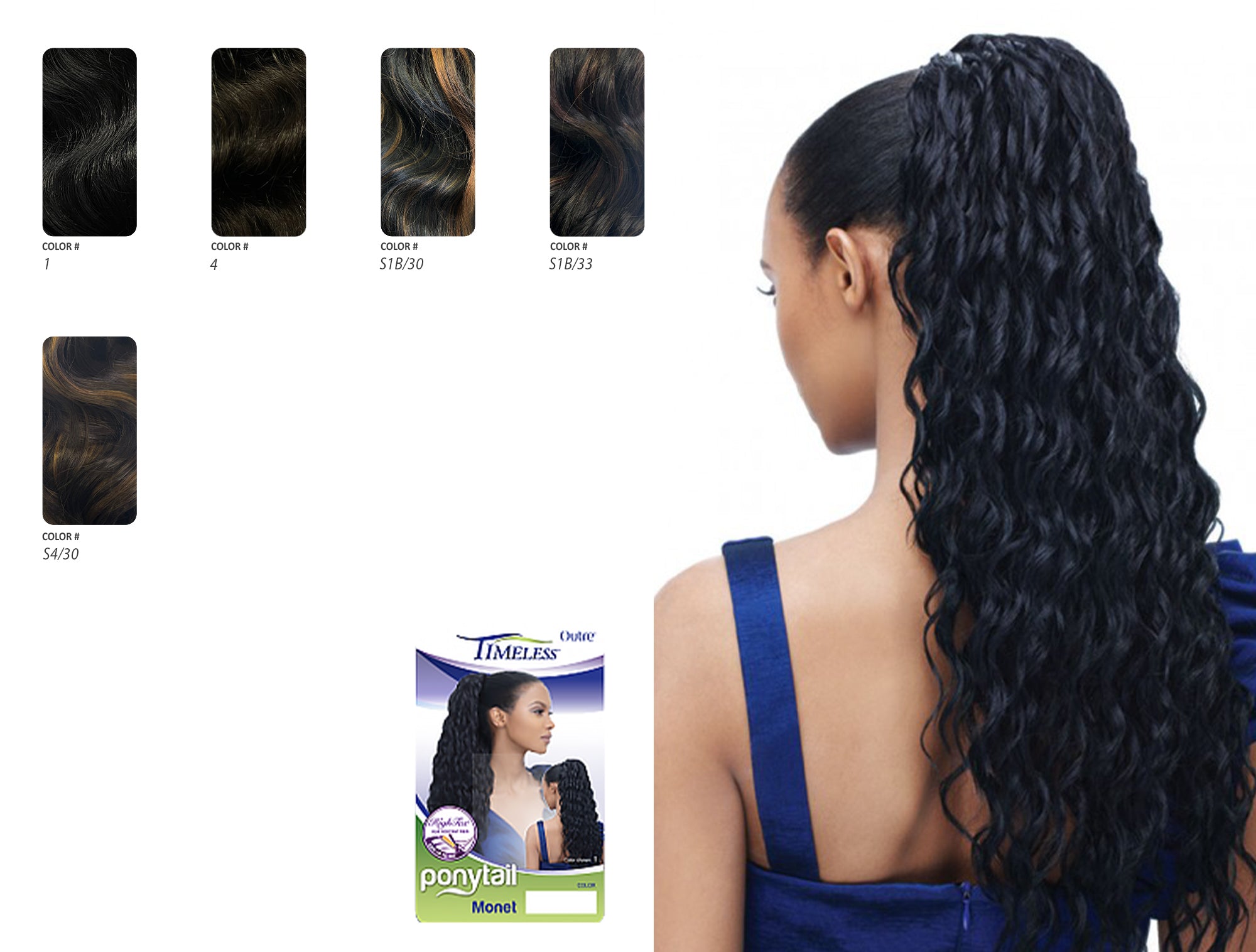 OUTRE SYNTHETIC PONYTAIL TIMELESS MONET