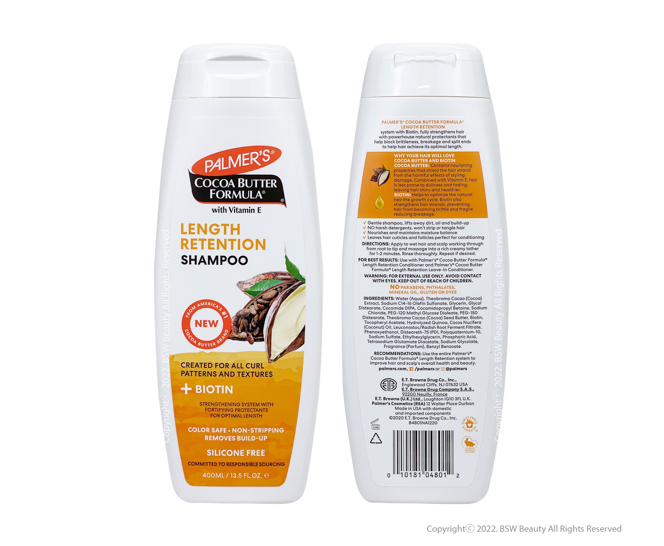 PALMER'S COCOA BUTTER FORMULA LENGTH RETENTION SHAMPOO 13.5oz