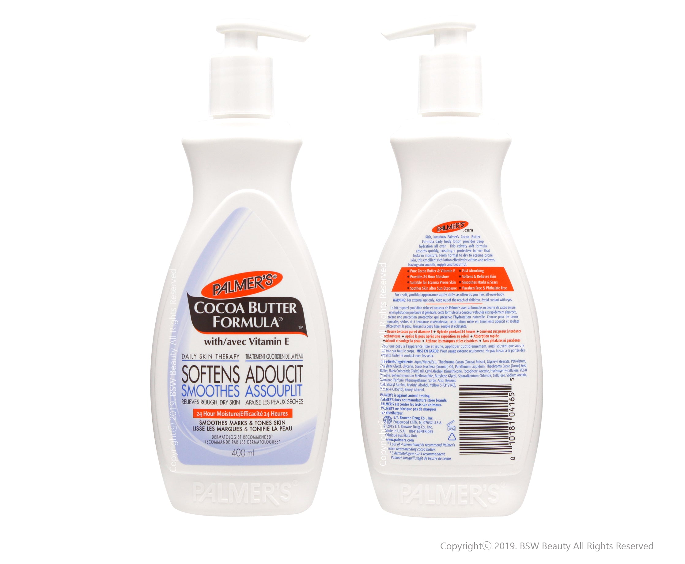 PALMER'S COCOA BUTTER FORMULA DAILY SKIN THERAPY HEALS SOFTENS LOTION