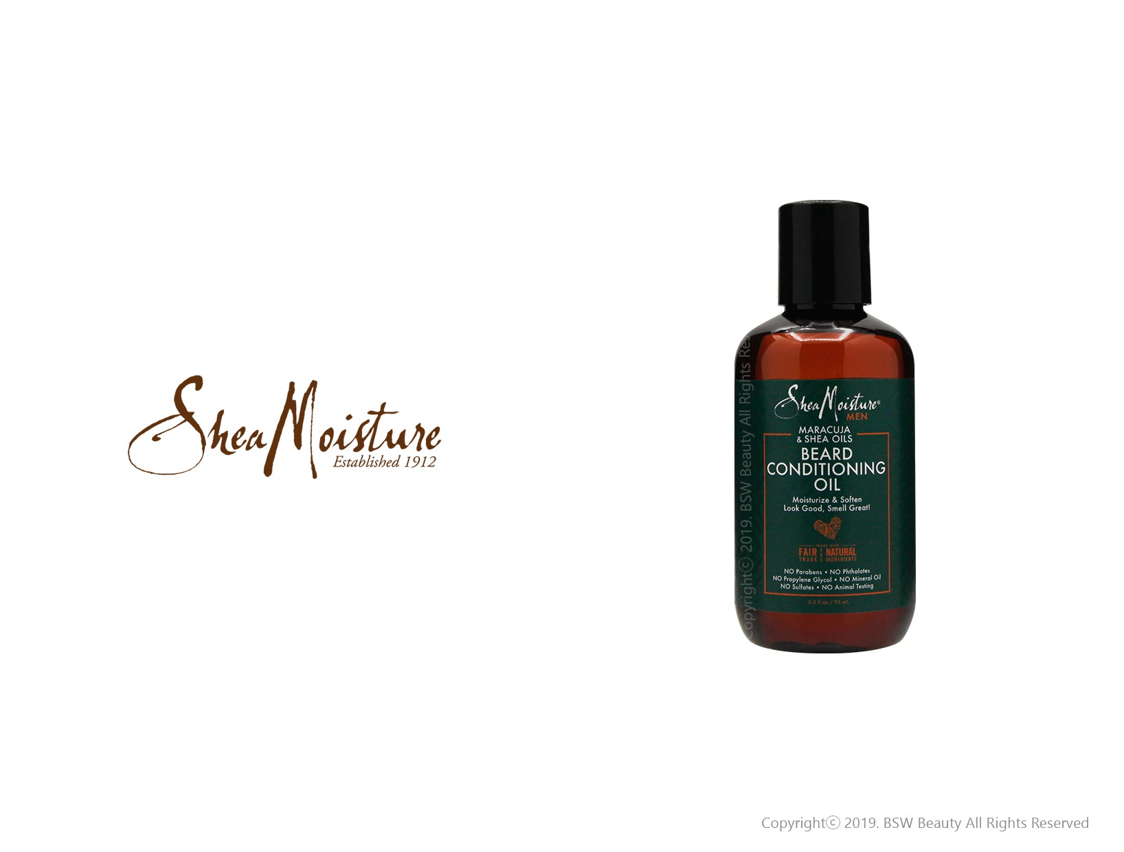 SHEA MOISTURE MEN MARACUJA & SHEA OILS BEARD CONDITIONING OIL 3.2oz