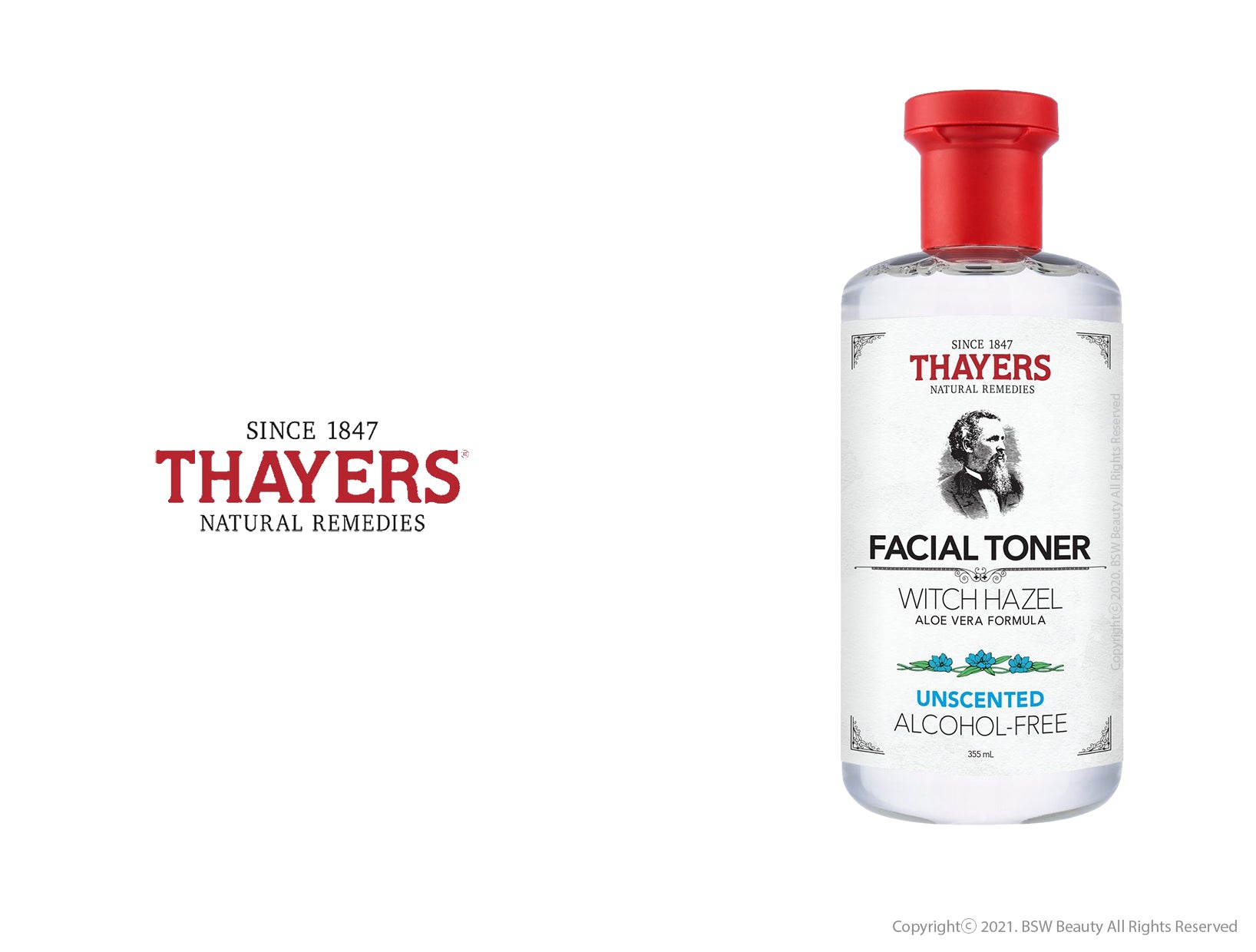 THAYERS FACIAL TONER - UNSCENTED 355ML
