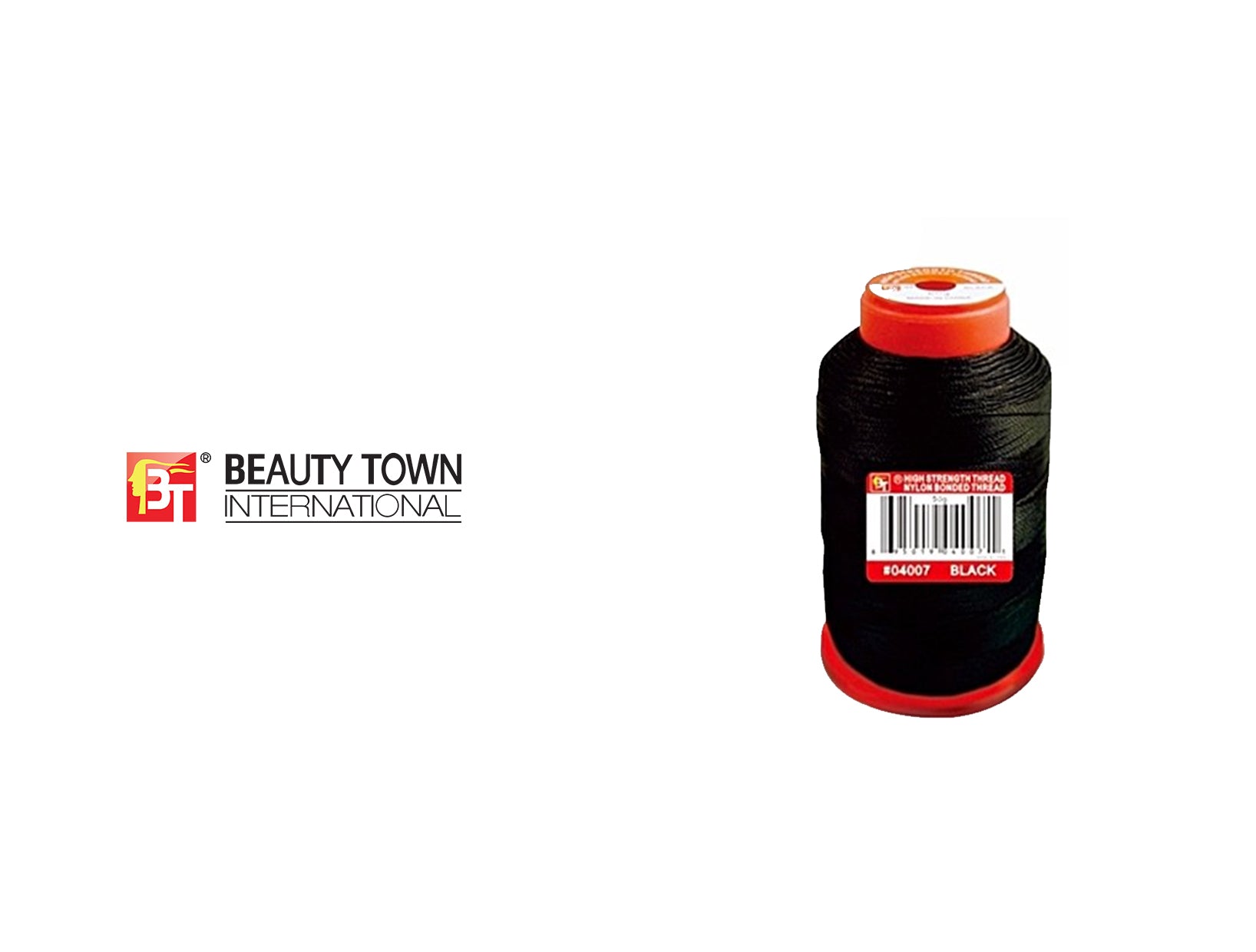 Beauty Town High Strength Nylon Bonded Thread 50g [Black]