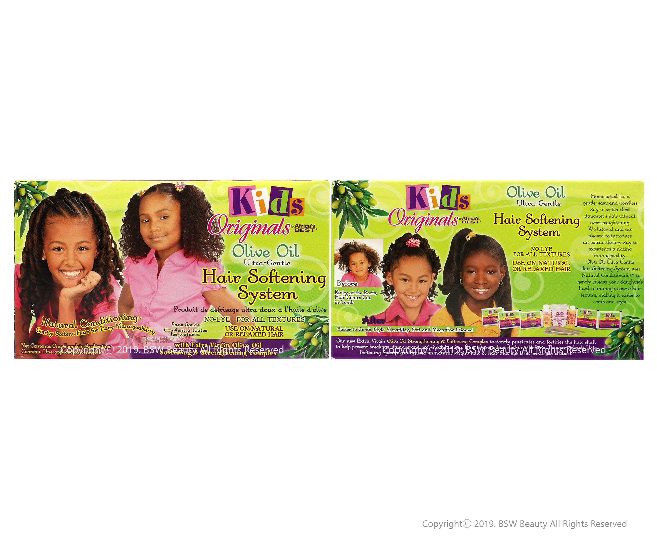 Kit Adoucissant à L'huile D'olive Pour Enfants Africa's Best Kid's Organics
