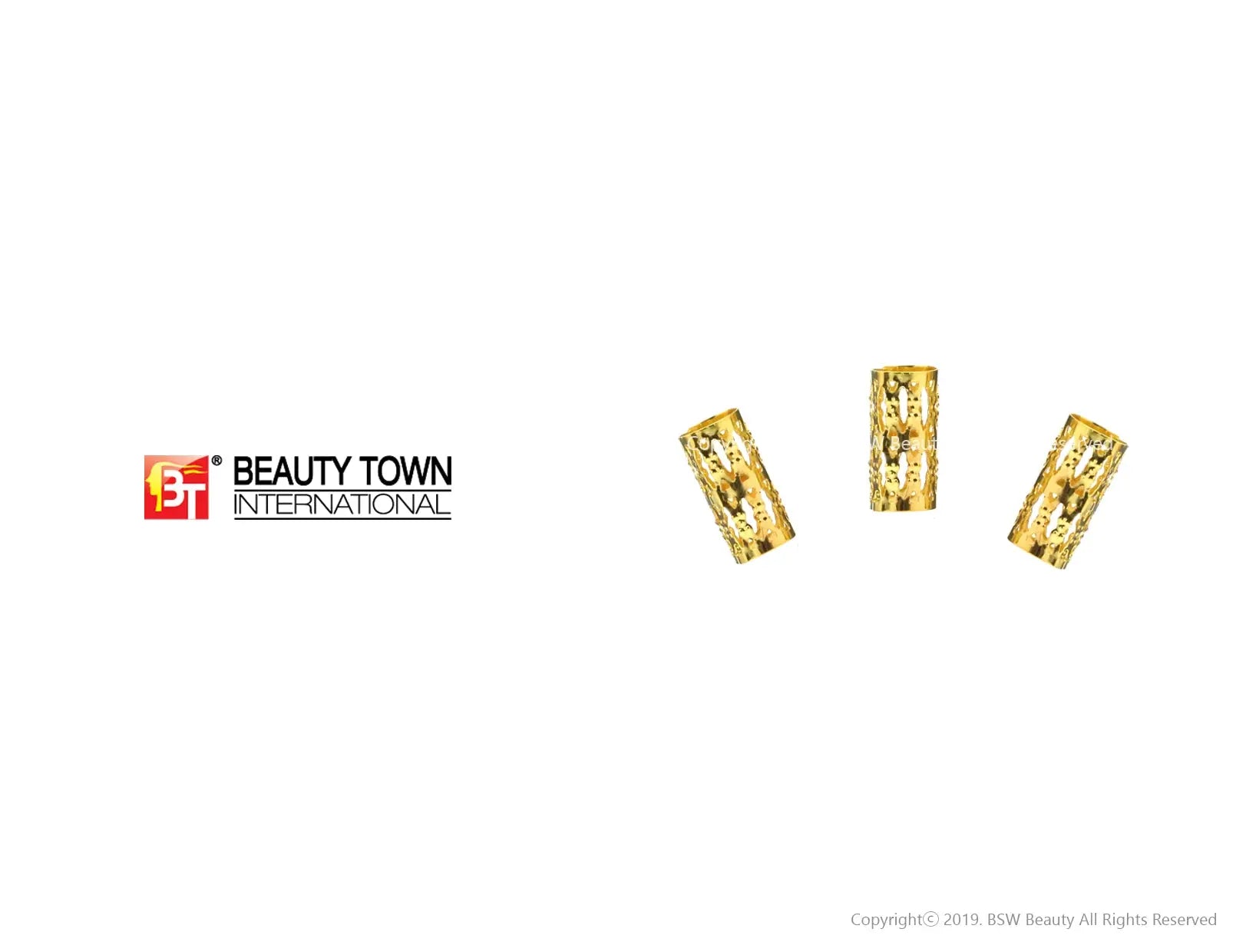 BEAUTY TOWN FILIGREE TUBE GOLD 24K 8X15MM LONG #07781 (VALUE PACK) - BSW BEAUTY CANADA