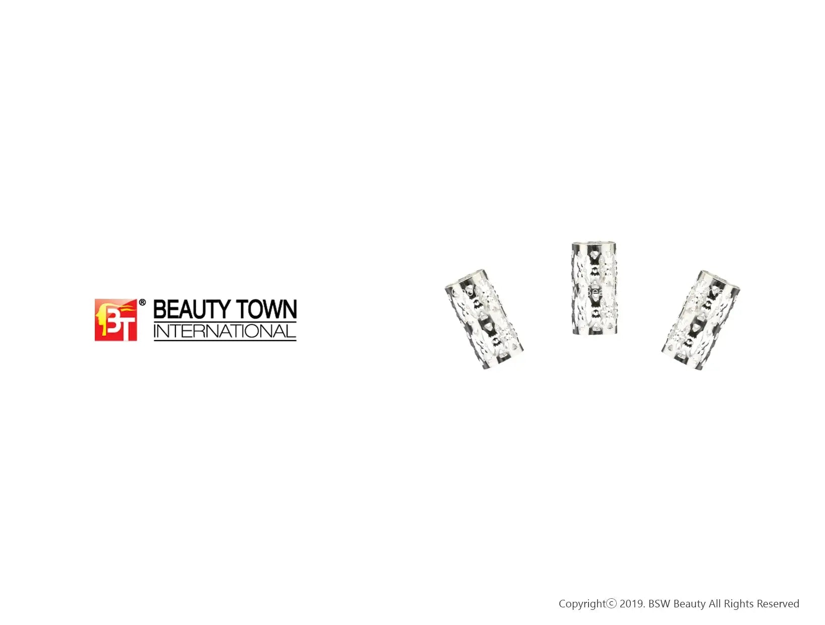 BEAUTY TOWN FILIGREE TUBE SILVER 8X15MM LONG #07790 (VALUE PACK) - BSW BEAUTY CANADA