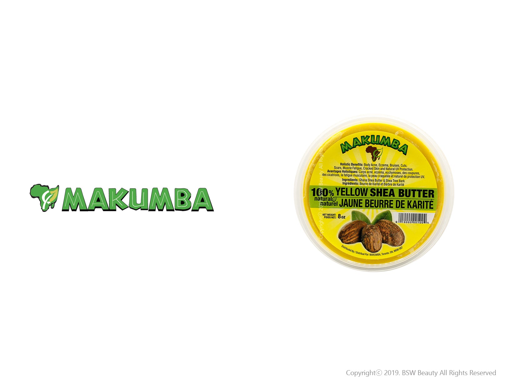 MAKUMBA 100% YELLOW SHEA BUTTER CREME / CHUNK